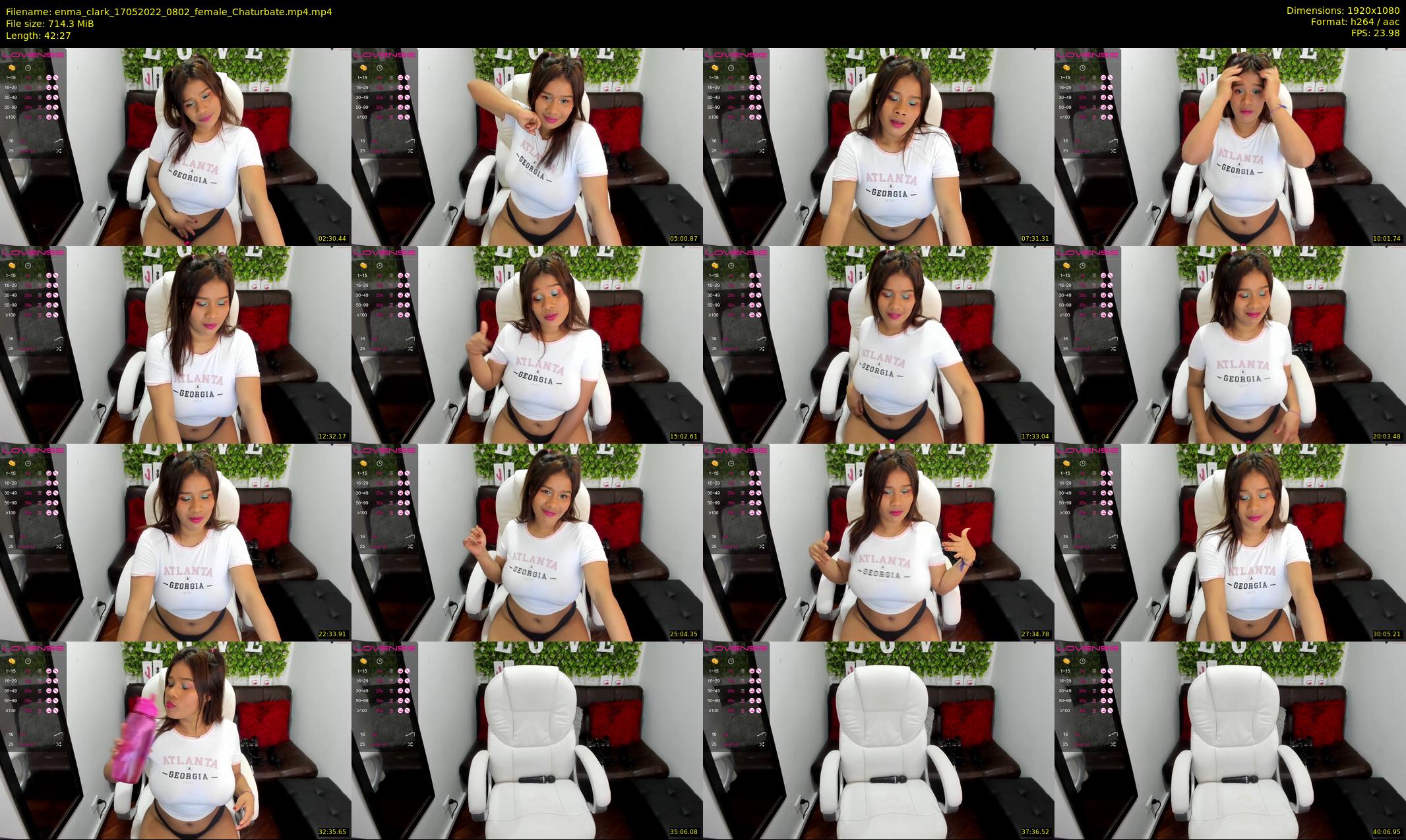 enma_clark — 43 minute Chaturbate female cam show recording, 1080p, May 17, 2022