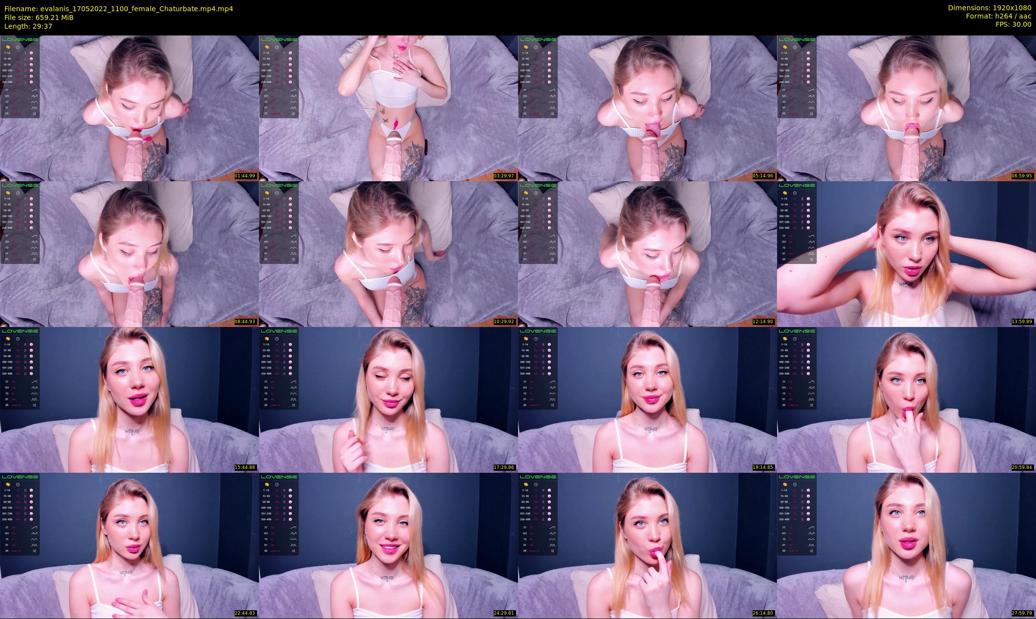 evalanis — 30 minute Chaturbate couple cam show recording, 1080p, May 17, 2022