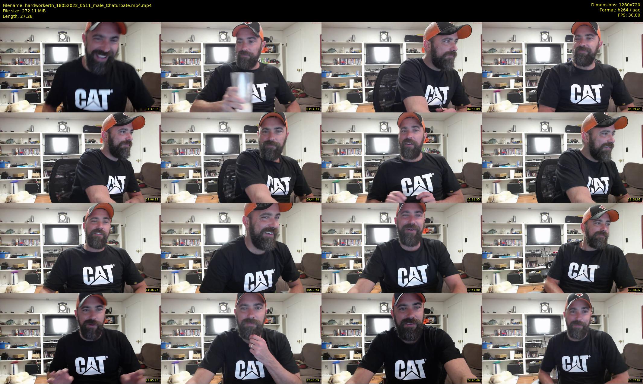 hardworkertn — 28 minute Chaturbate male cam show recording, 720p, May 18, 2022