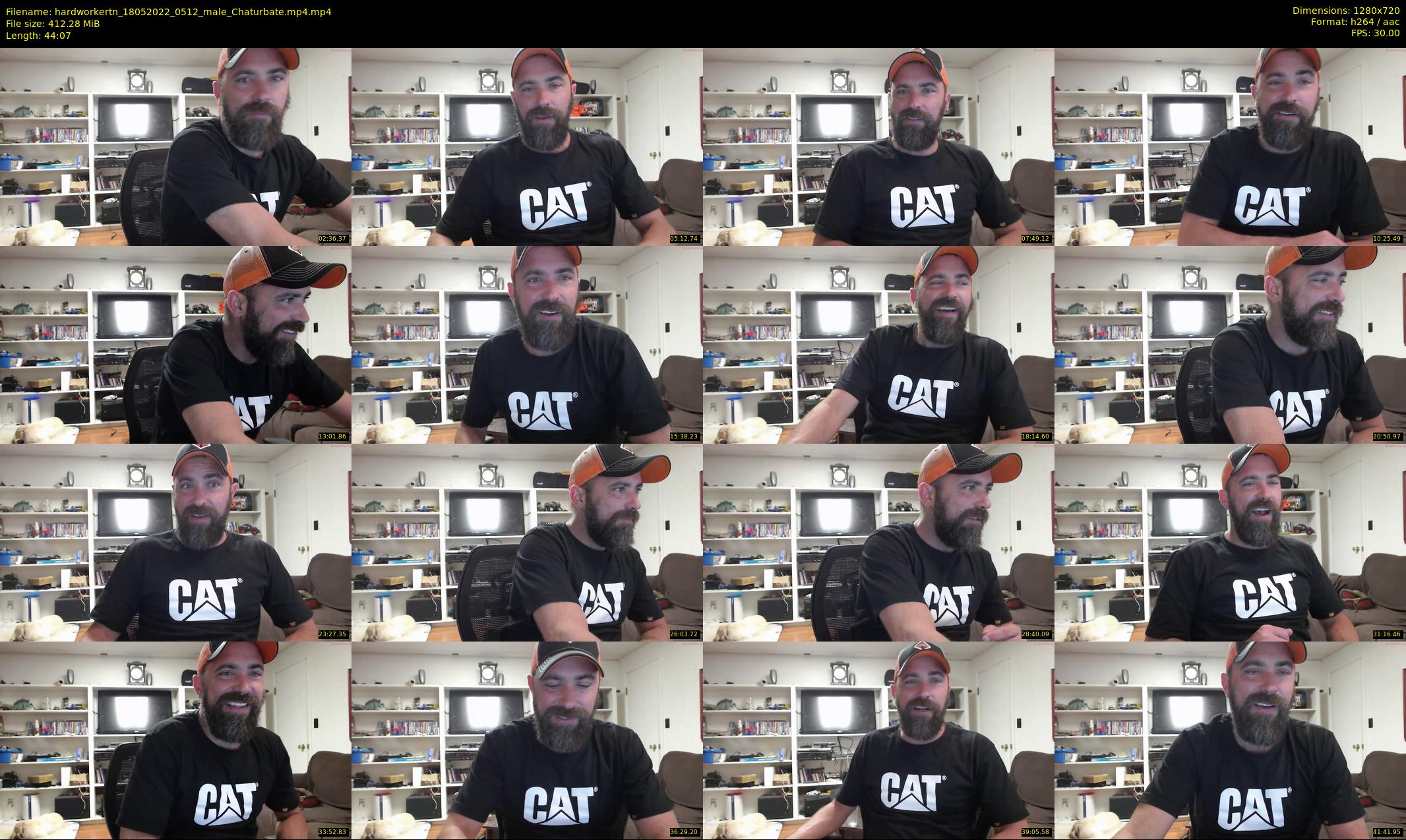 hardworkertn — 45 minute Chaturbate male cam show recording, 720p, May 18, 2022