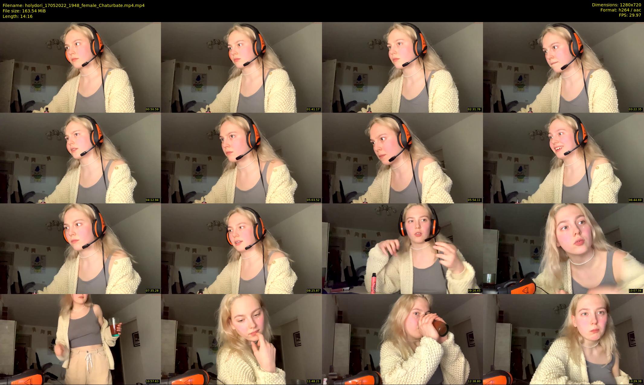 holydori — 15 minute Chaturbate female cam show recording, 720p, May 17, 2022