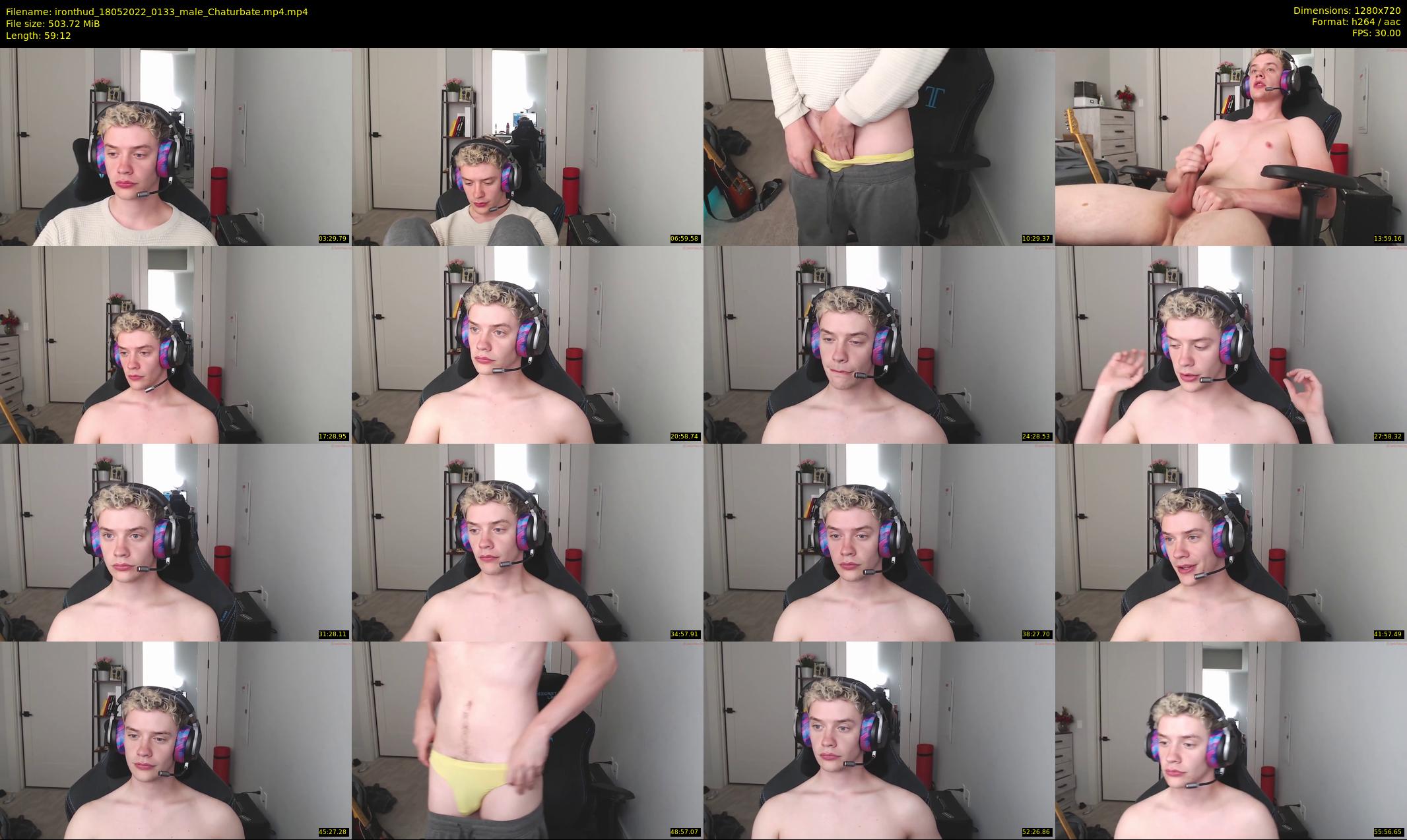 ironthud — 60 minute Chaturbate male cam show recording, 720p, May 18, 2022