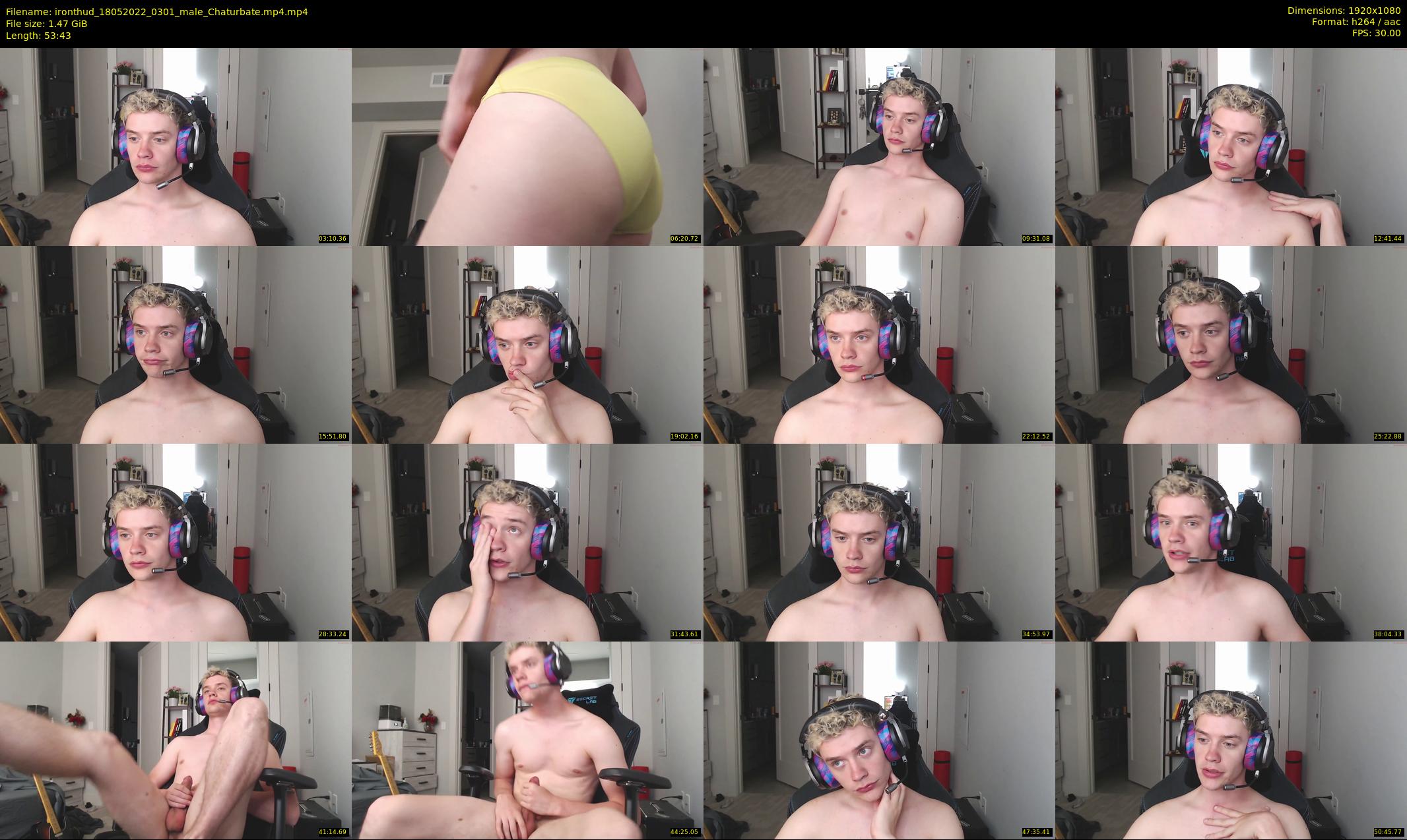 ironthud — 54 minute Chaturbate male cam show recording, 1080p, May 18, 2022