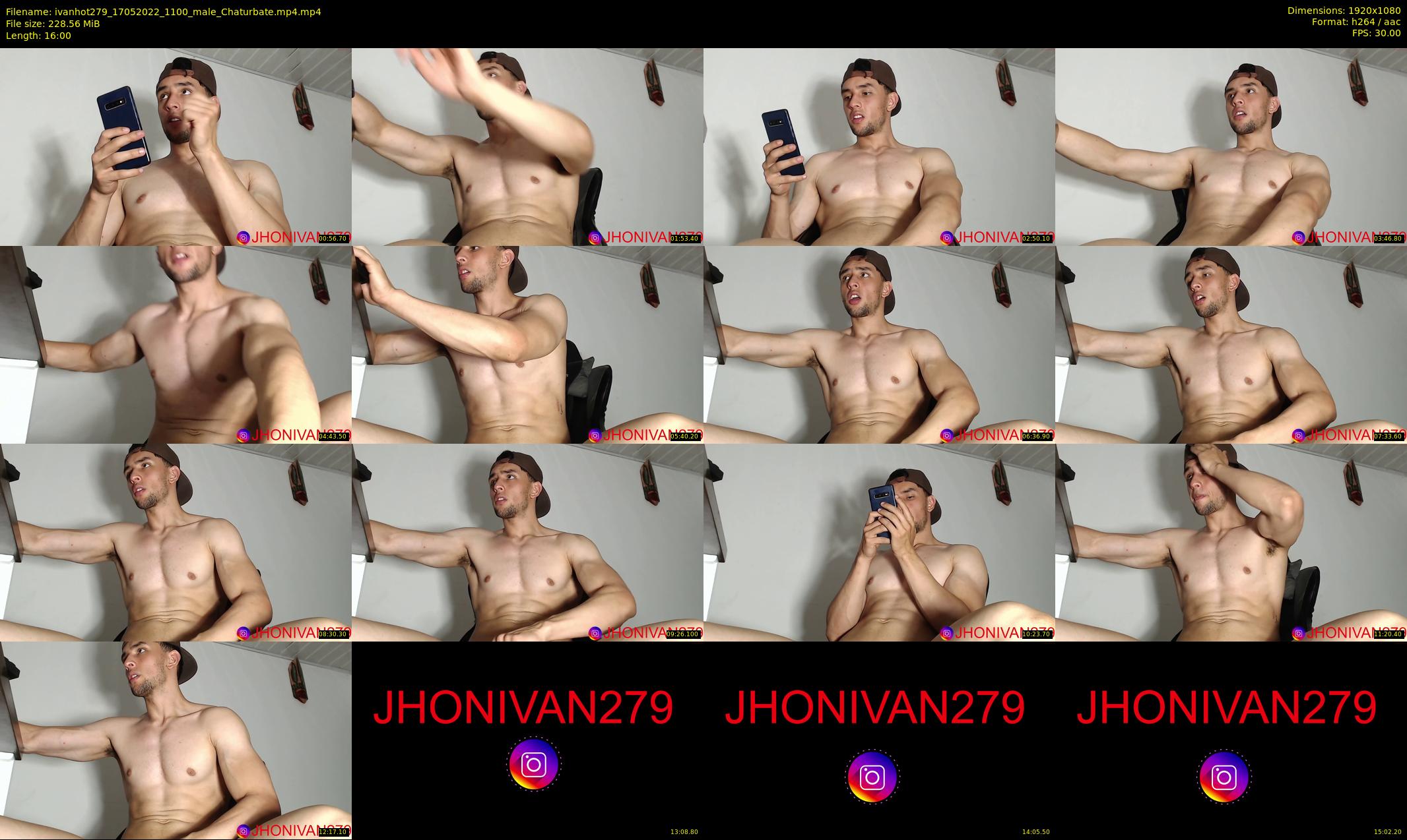 ivanhot279 — 16 minute Chaturbate male cam show recording, 1080p, May 17, 2022