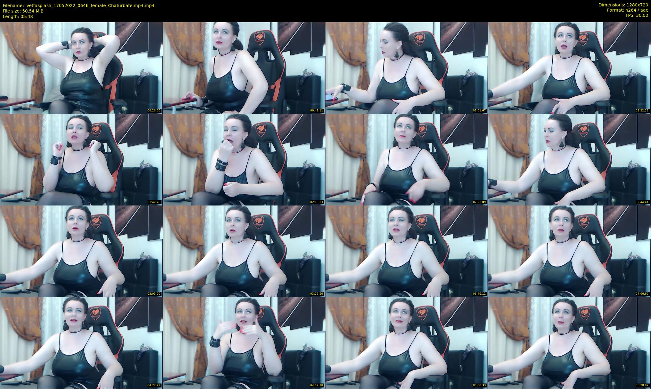 ivettasplash — 6 minute Chaturbate female cam show recording, 720p, May 17, 2022