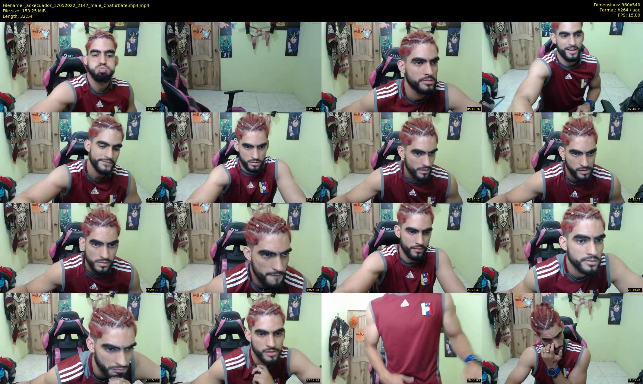 jackecuador — 33 minute Chaturbate male cam show recording, 480p, May 17, 2022