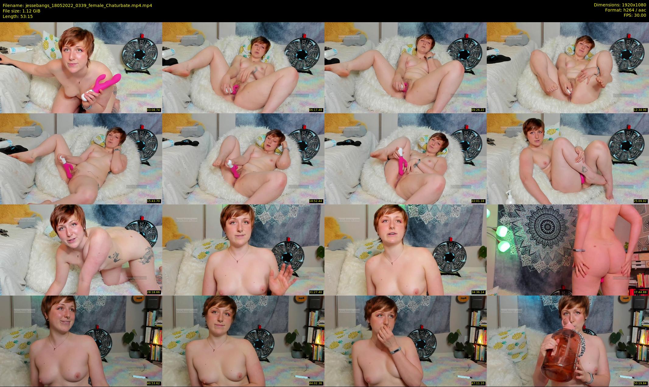 jessebangs — 54 minute Chaturbate female cam show recording, 1080p, May 18, 2022
