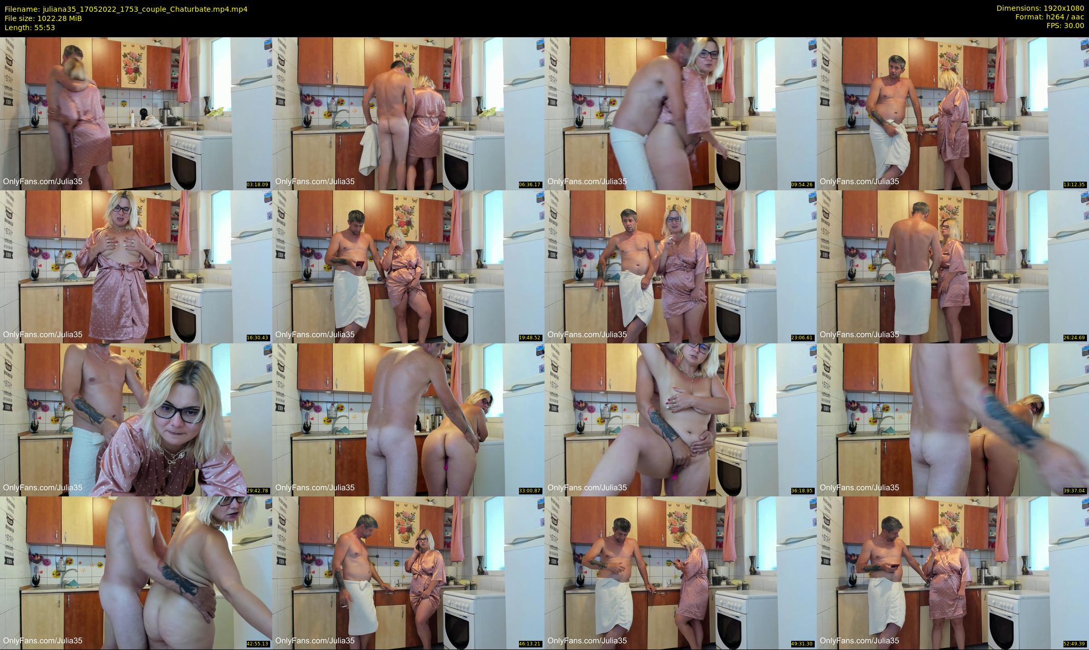 juliana35 — 56 minute Chaturbate couple cam show recording, 1080p, May 17, 2022