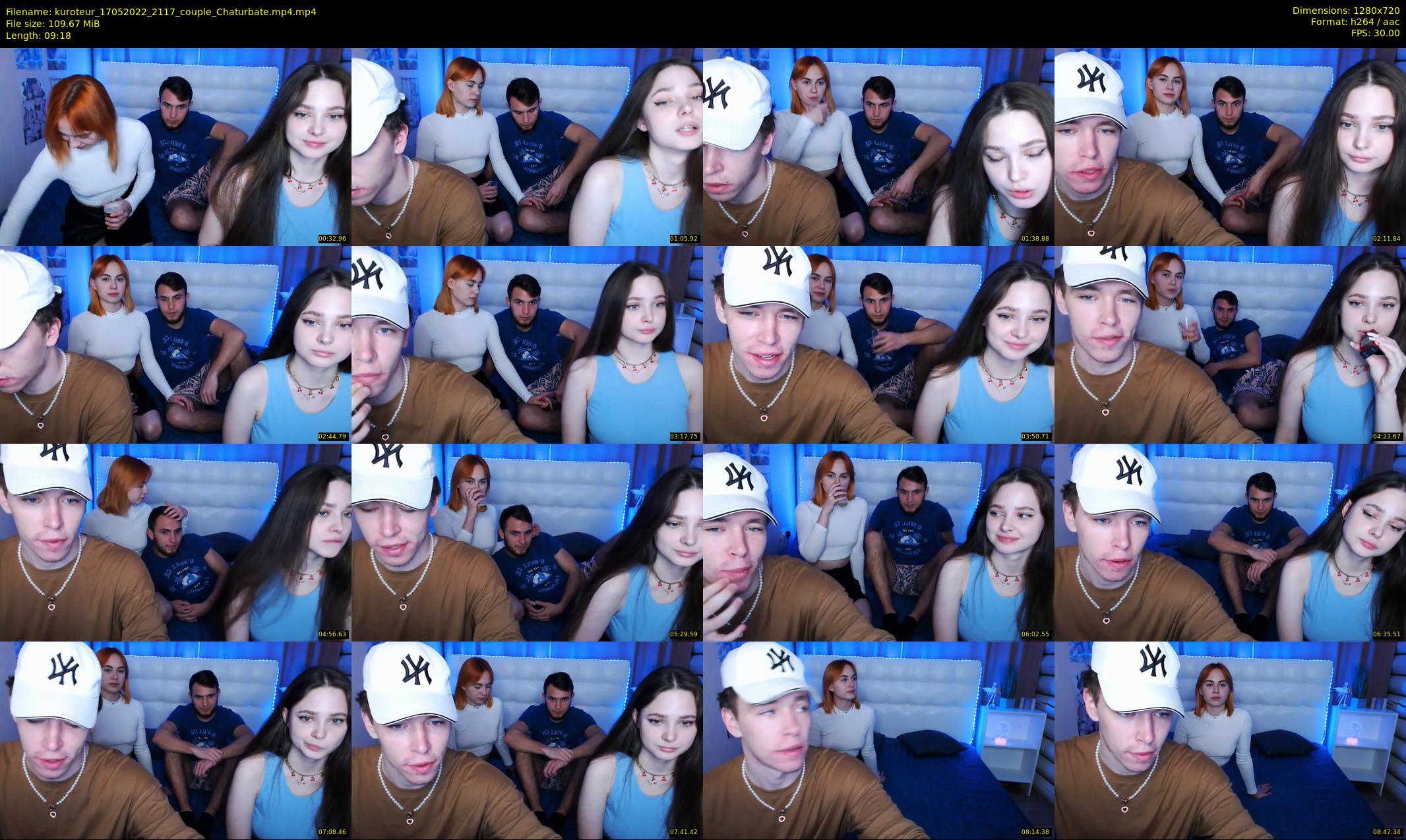 kuroteur — 10 minute Chaturbate couple cam show recording, 720p, May 17, 2022