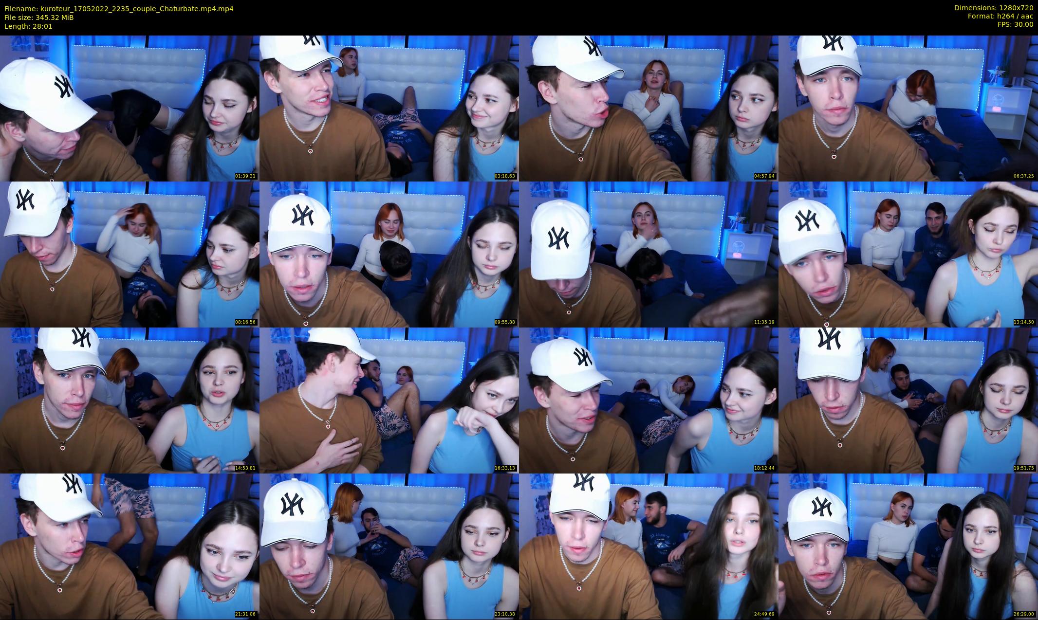 kuroteur — 29 minute Chaturbate couple cam show recording, 720p, May 17, 2022