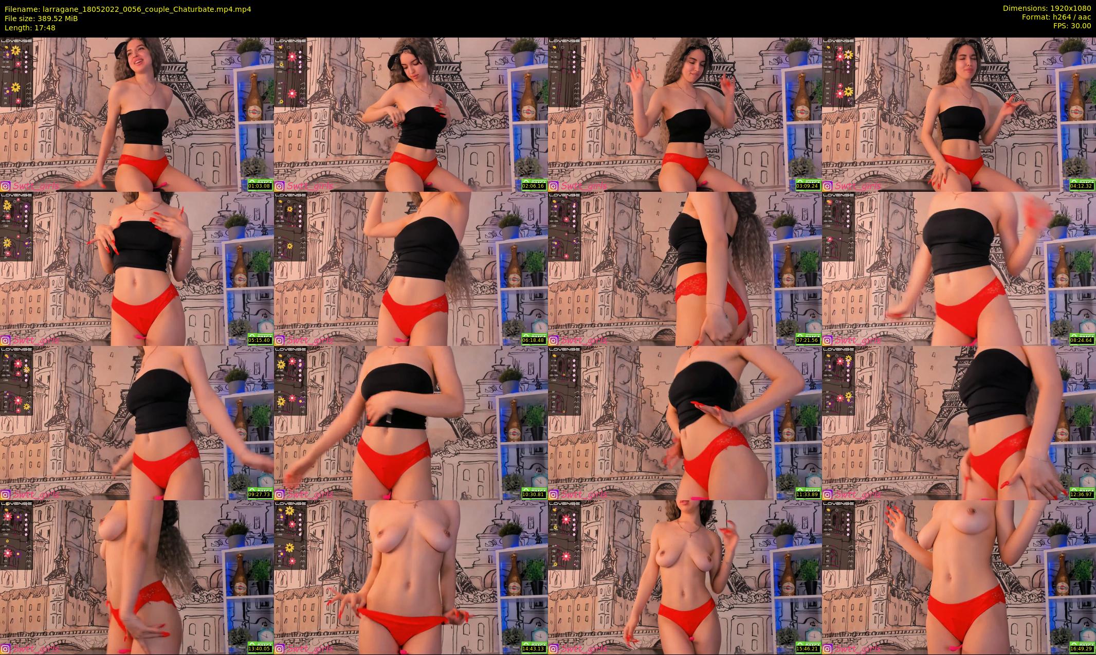 larragane — 18 minute Chaturbate couple cam show recording, 1080p, May 18, 2022