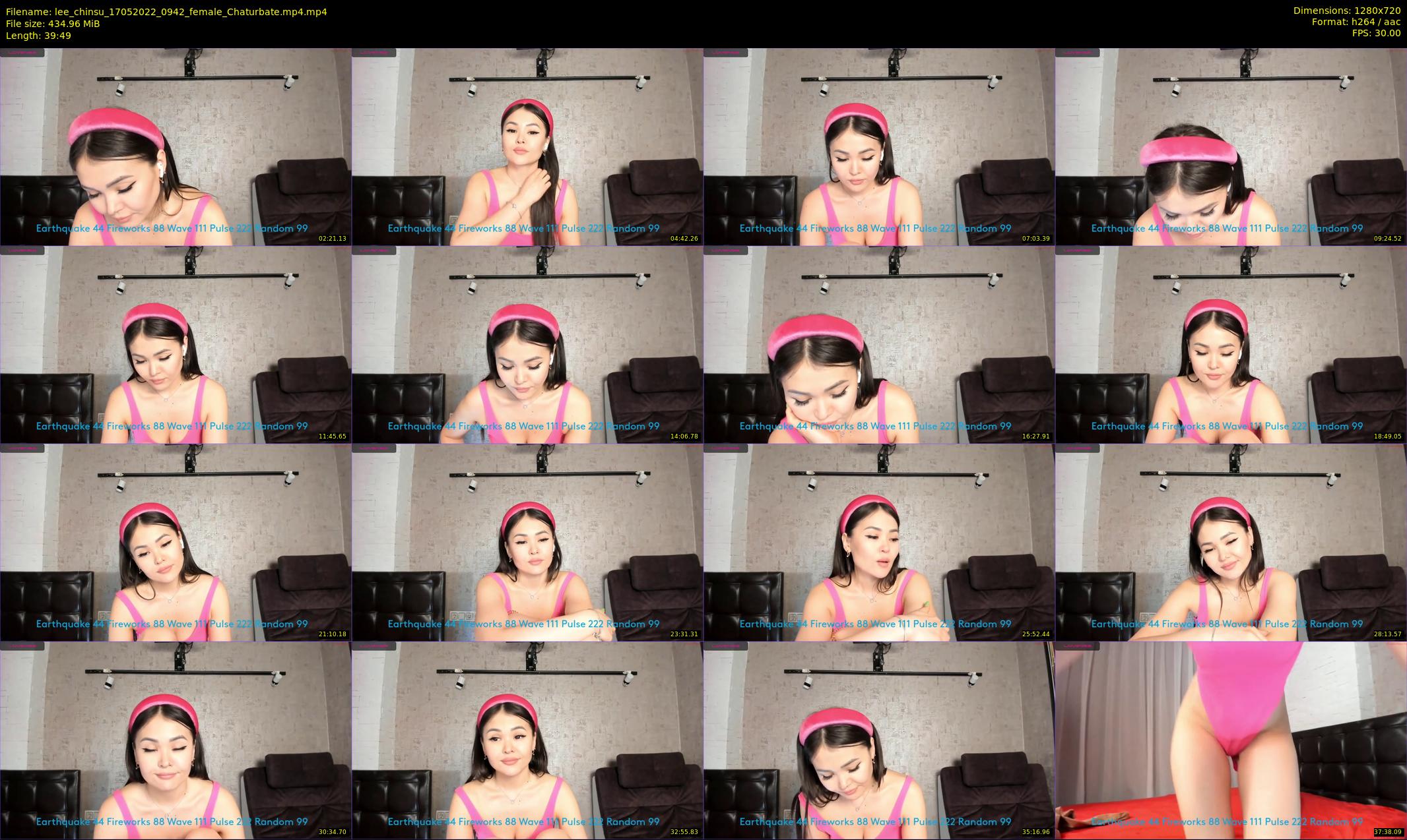 lee_chinsu — 40 minute Chaturbate female cam show recording, 720p, May 17, 2022