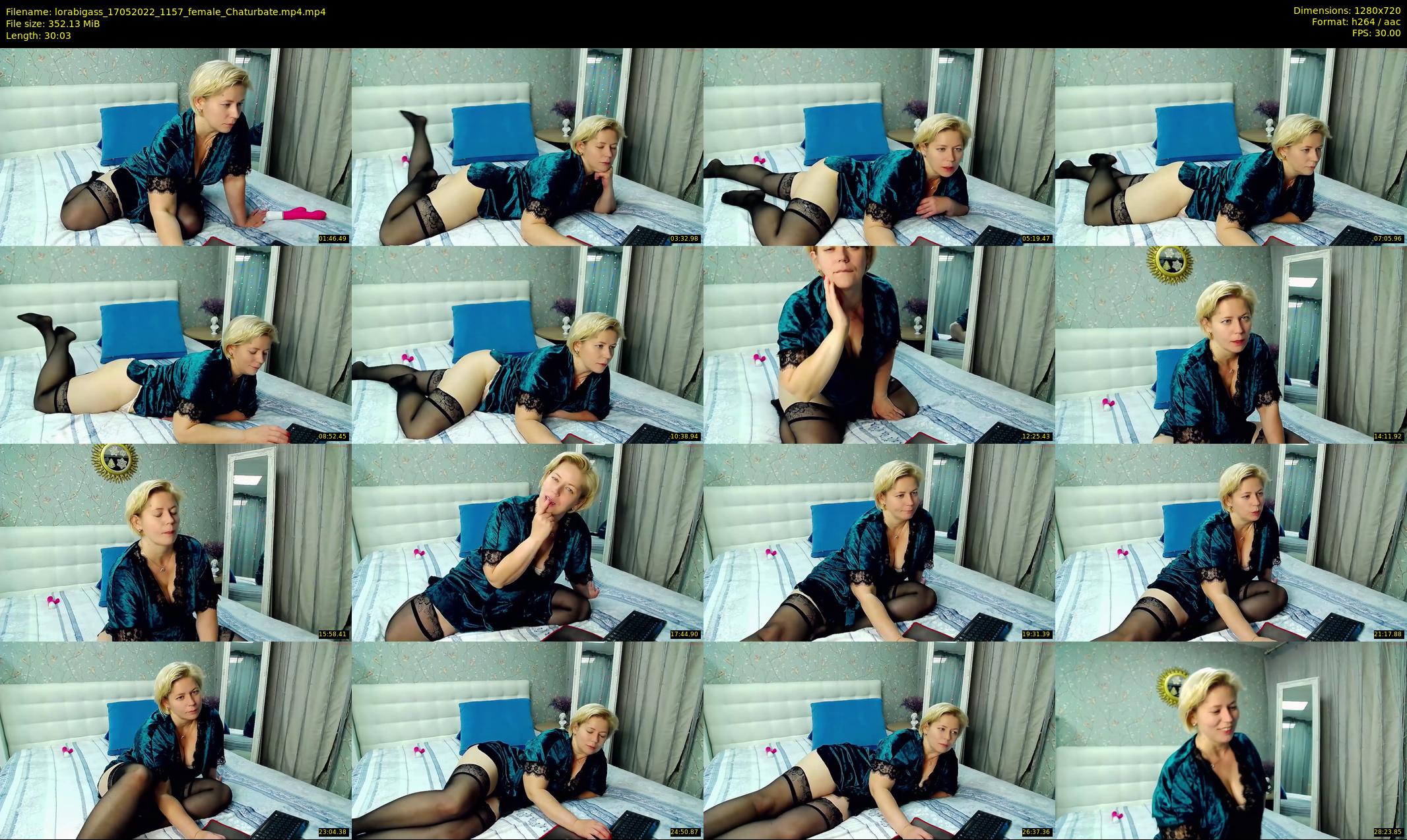 lorabigass — 31 minute Chaturbate female cam show recording, 720p, May 17, 2022