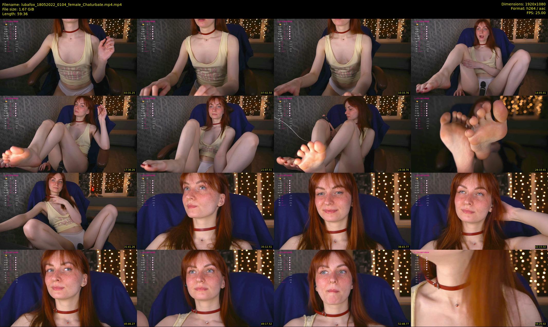 lubafox — 60 minute Chaturbate female cam show recording, 1080p, May 18, 2022
