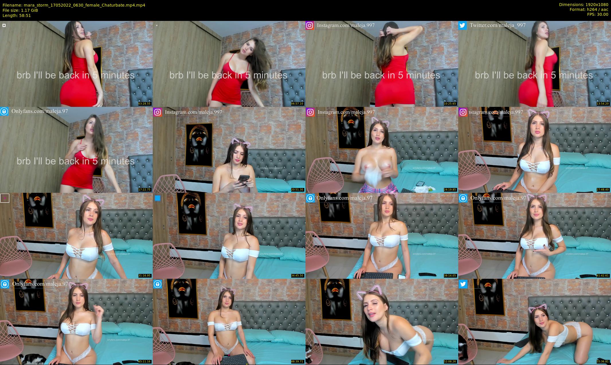 mara_storm — 59 minute Chaturbate female cam show recording, 1080p, May 17, 2022