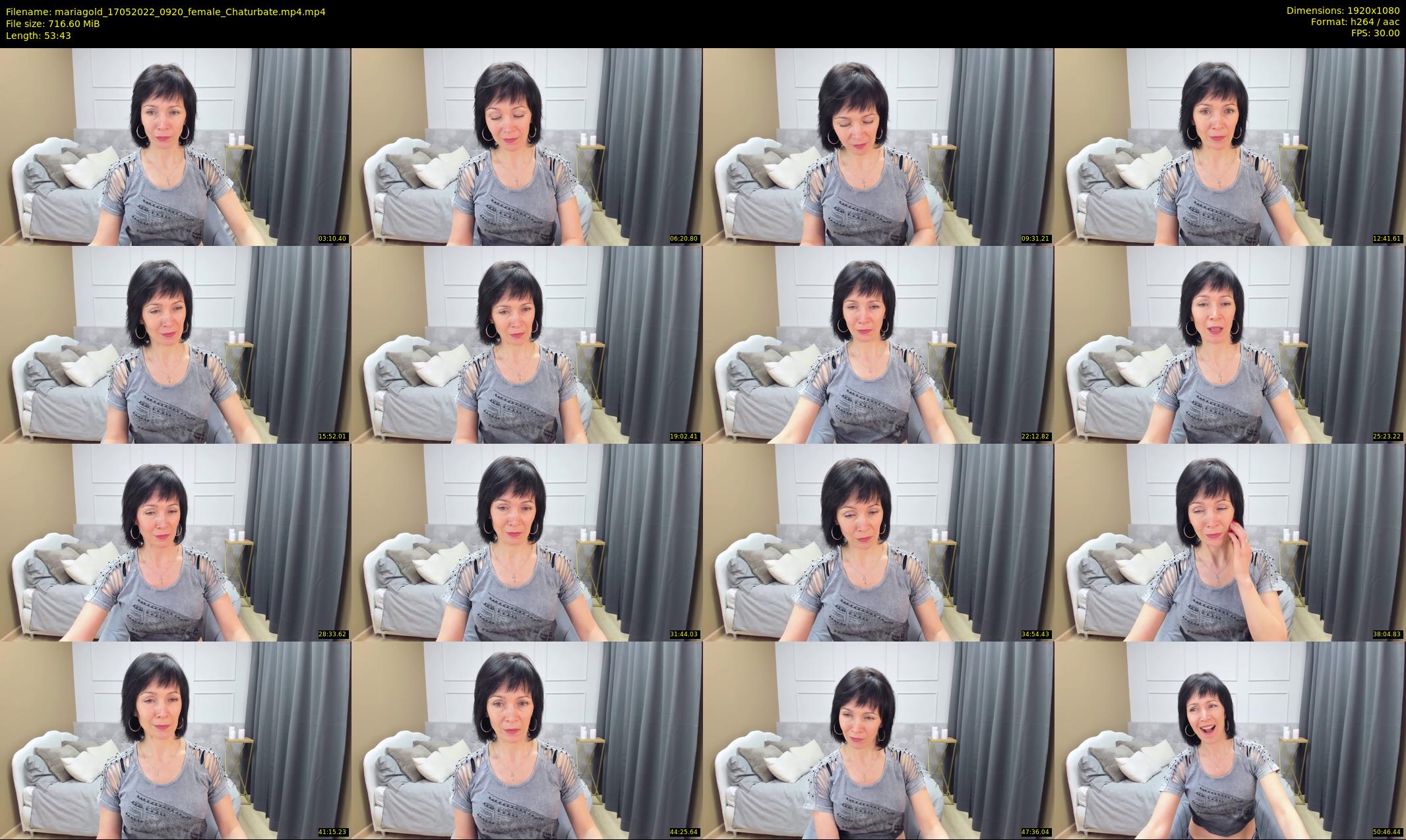 mariagold — 54 minute Chaturbate female cam show recording, 1080p, May 17, 2022