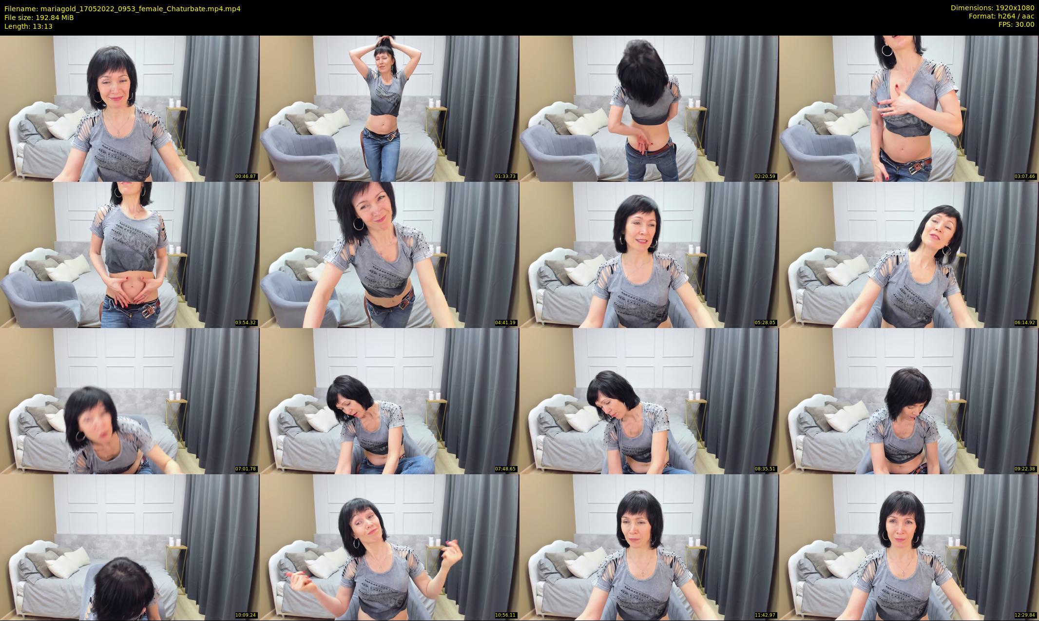 mariagold — 14 minute Chaturbate female cam show recording, 1080p, May 17, 2022