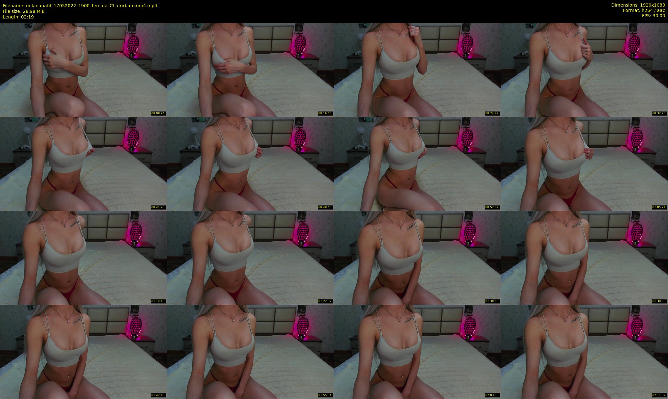 milanaaafit — 3 minute Chaturbate couple cam show recording, 1080p, May 17, 2022