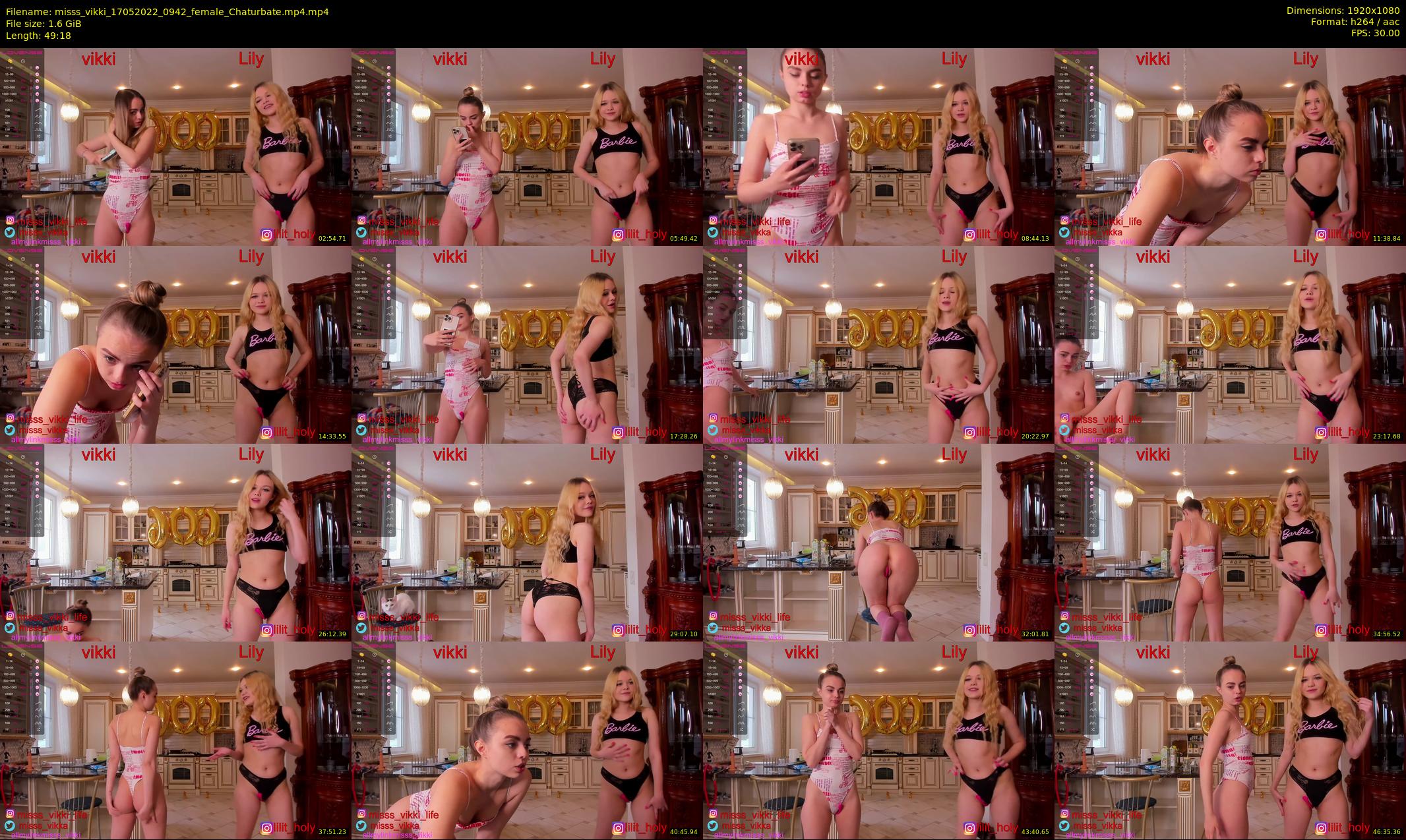 misss_vikki — 50 minute Chaturbate female cam show recording, 1080p, May 17, 2022