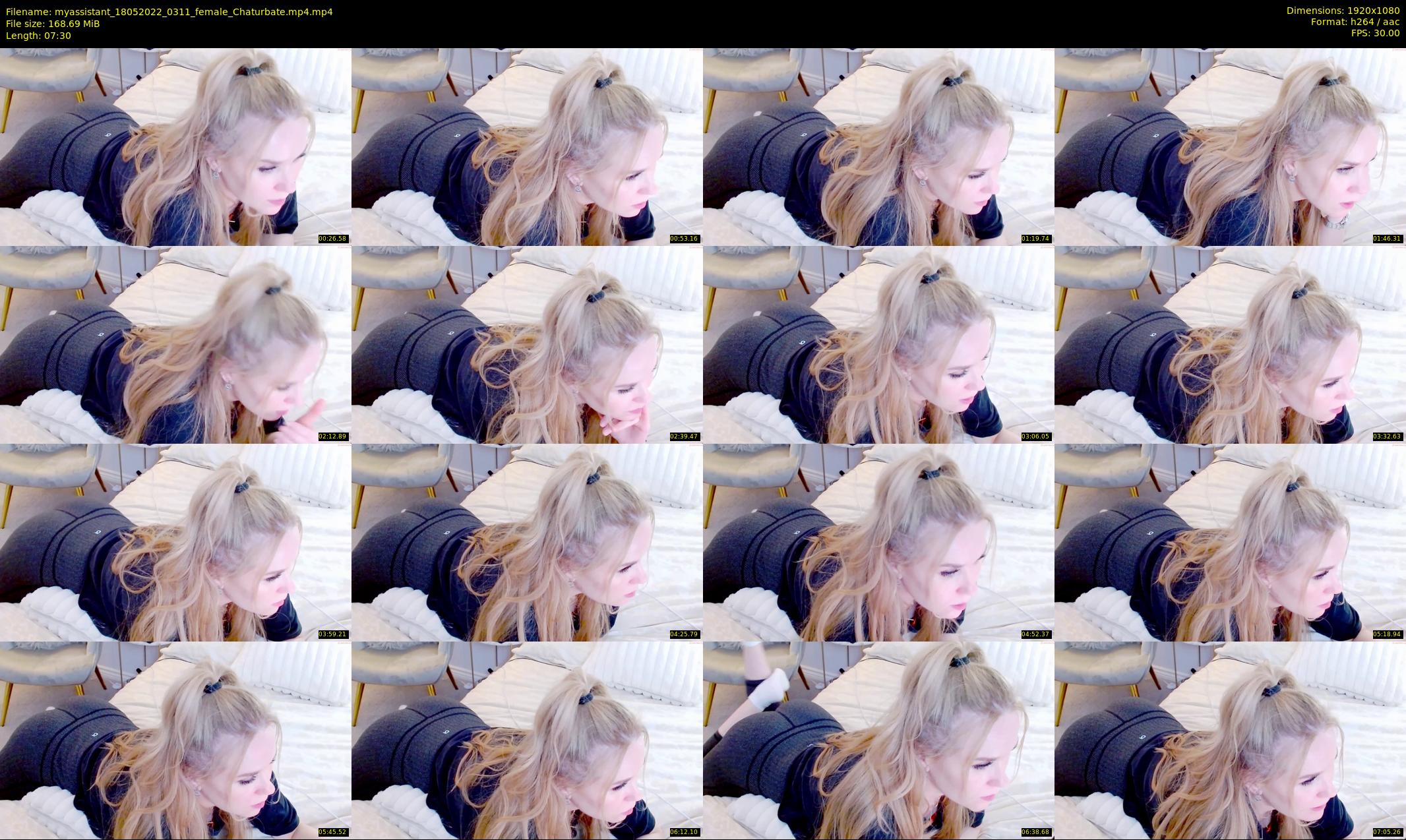 myassistant — 8 minute Chaturbate female cam show recording, 1080p, May 18, 2022