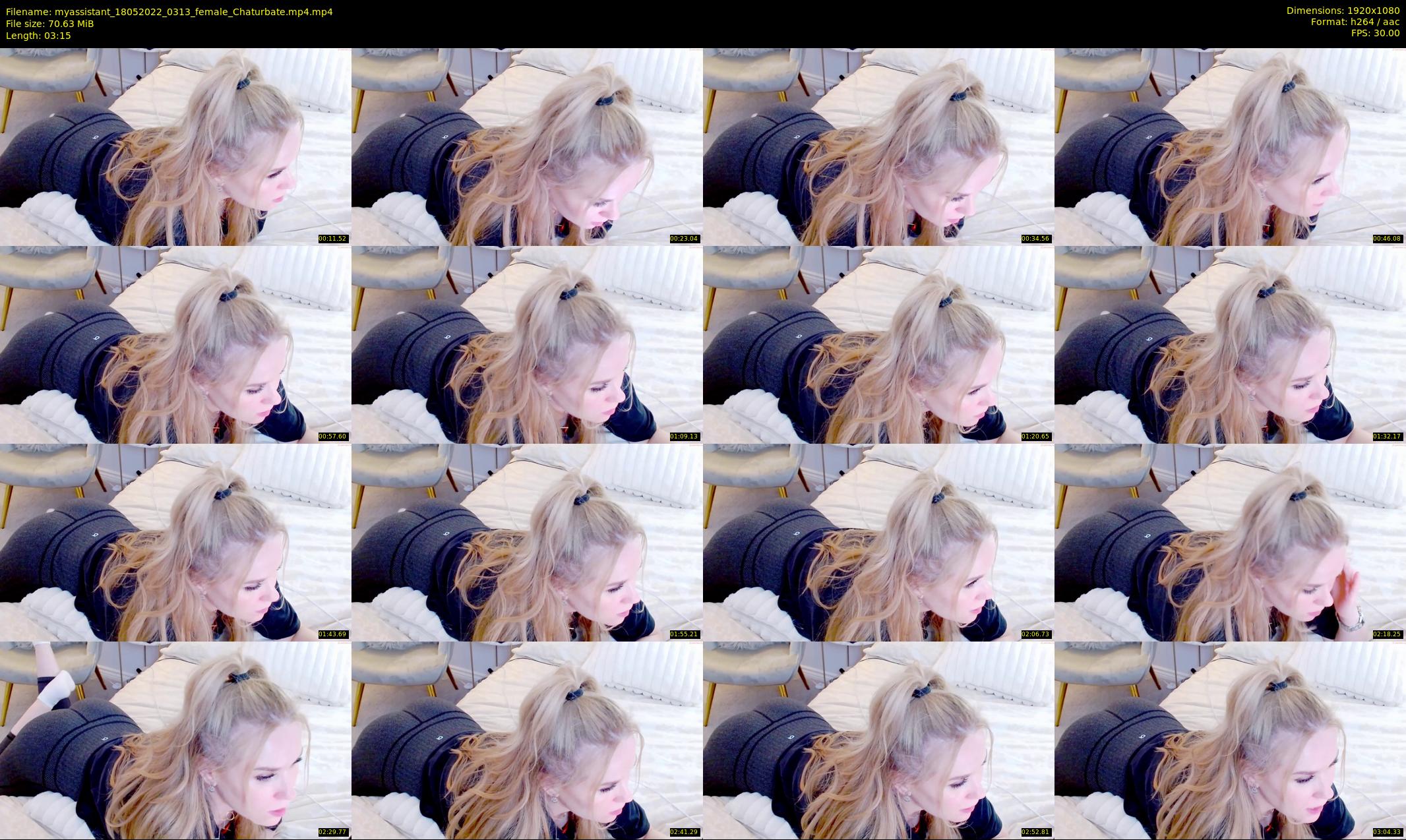 myassistant — 4 minute Chaturbate female cam show recording, 1080p, May 18, 2022