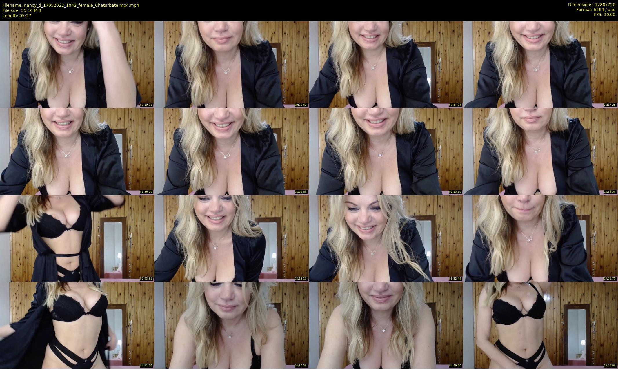 nancy_d — 6 minute Chaturbate female cam show recording, 720p, May 17, 2022
