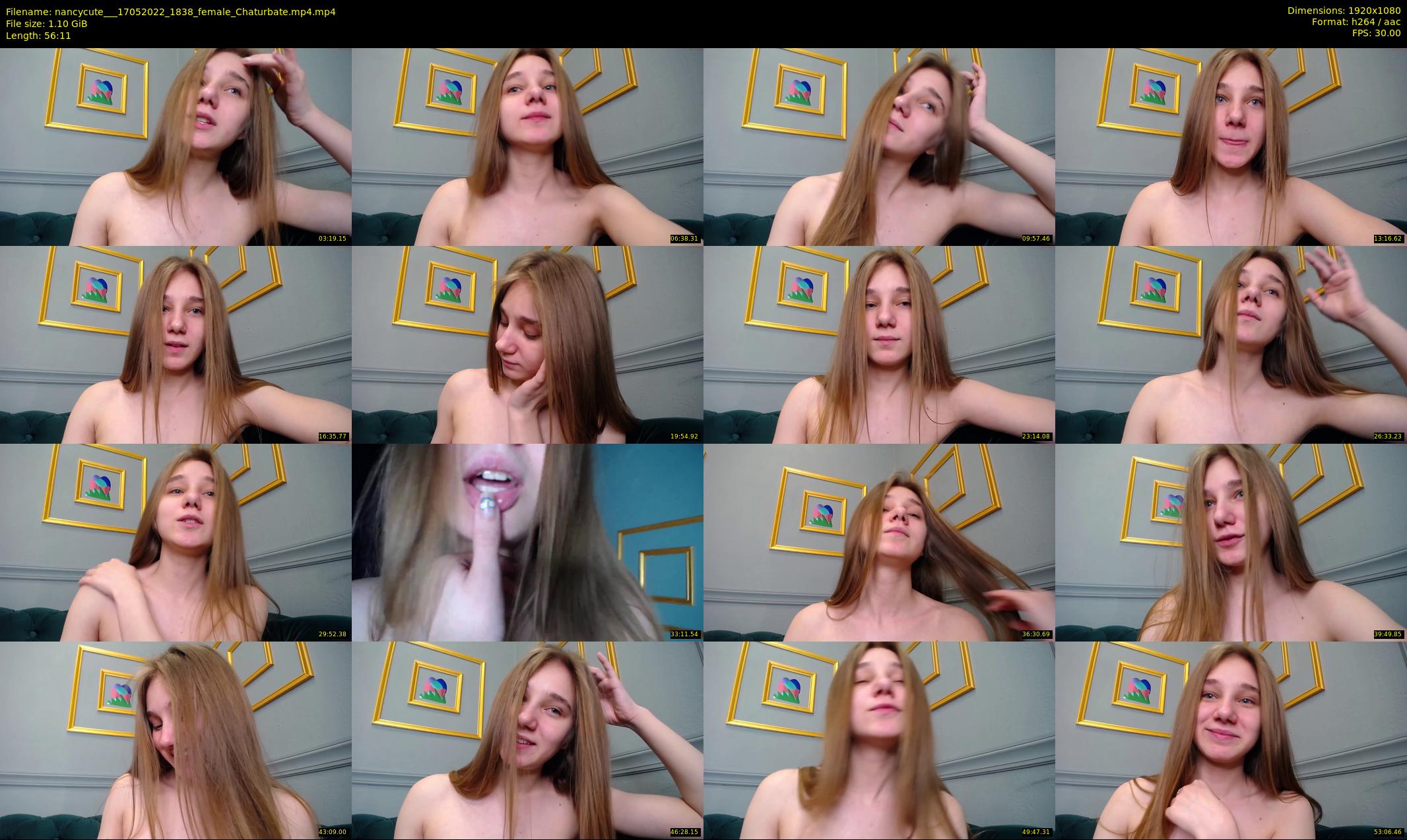 nancycute__ — 57 minute Chaturbate female cam show recording, 1080p, May 17, 2022