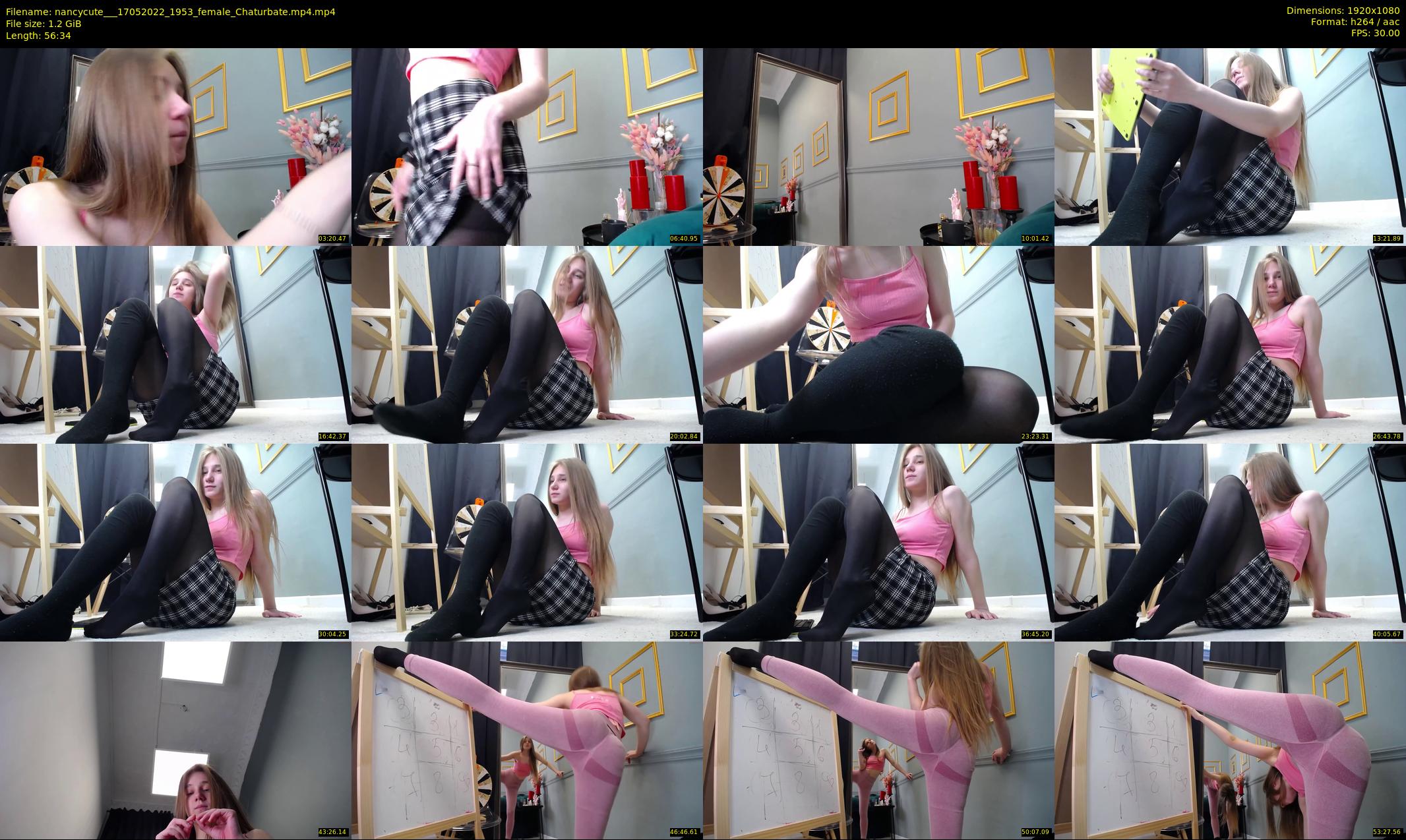 nancycute__ — 57 minute Chaturbate female cam show recording, 1080p, May 17, 2022
