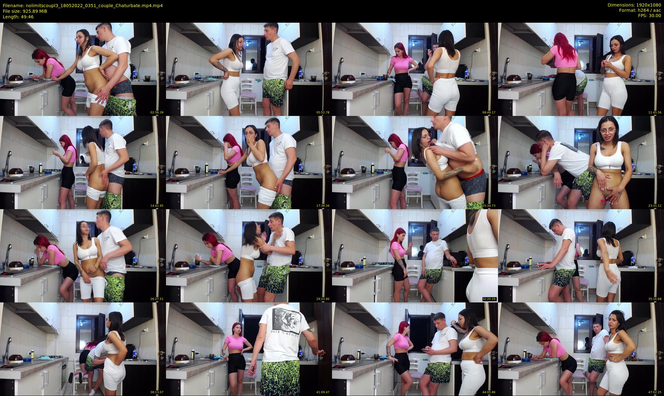 nolimitscoupl3 — 50 minute Chaturbate couple cam show recording, 1080p, May 18, 2022