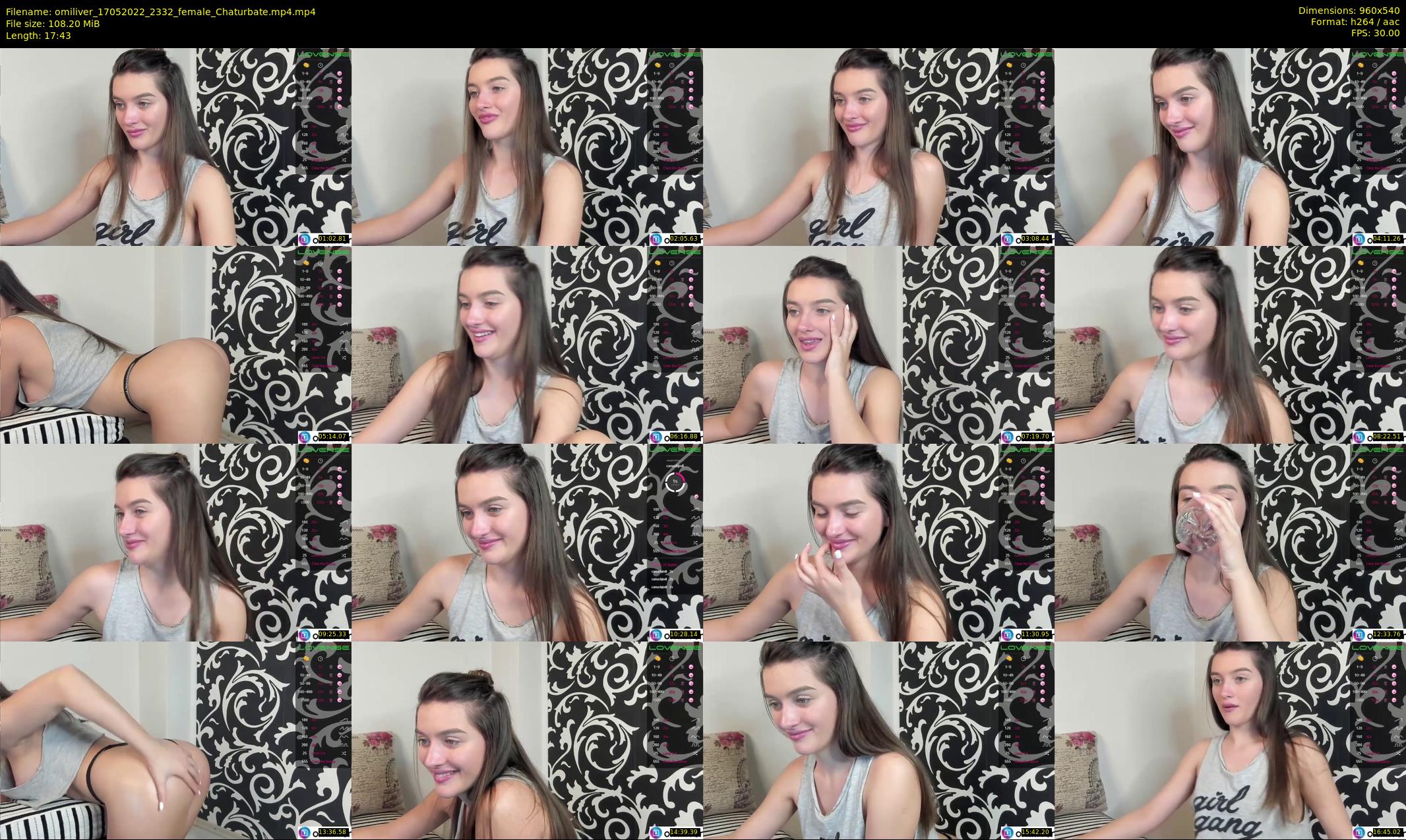 omiliver — 18 minute Chaturbate female cam show recording, 480p, May 17, 2022