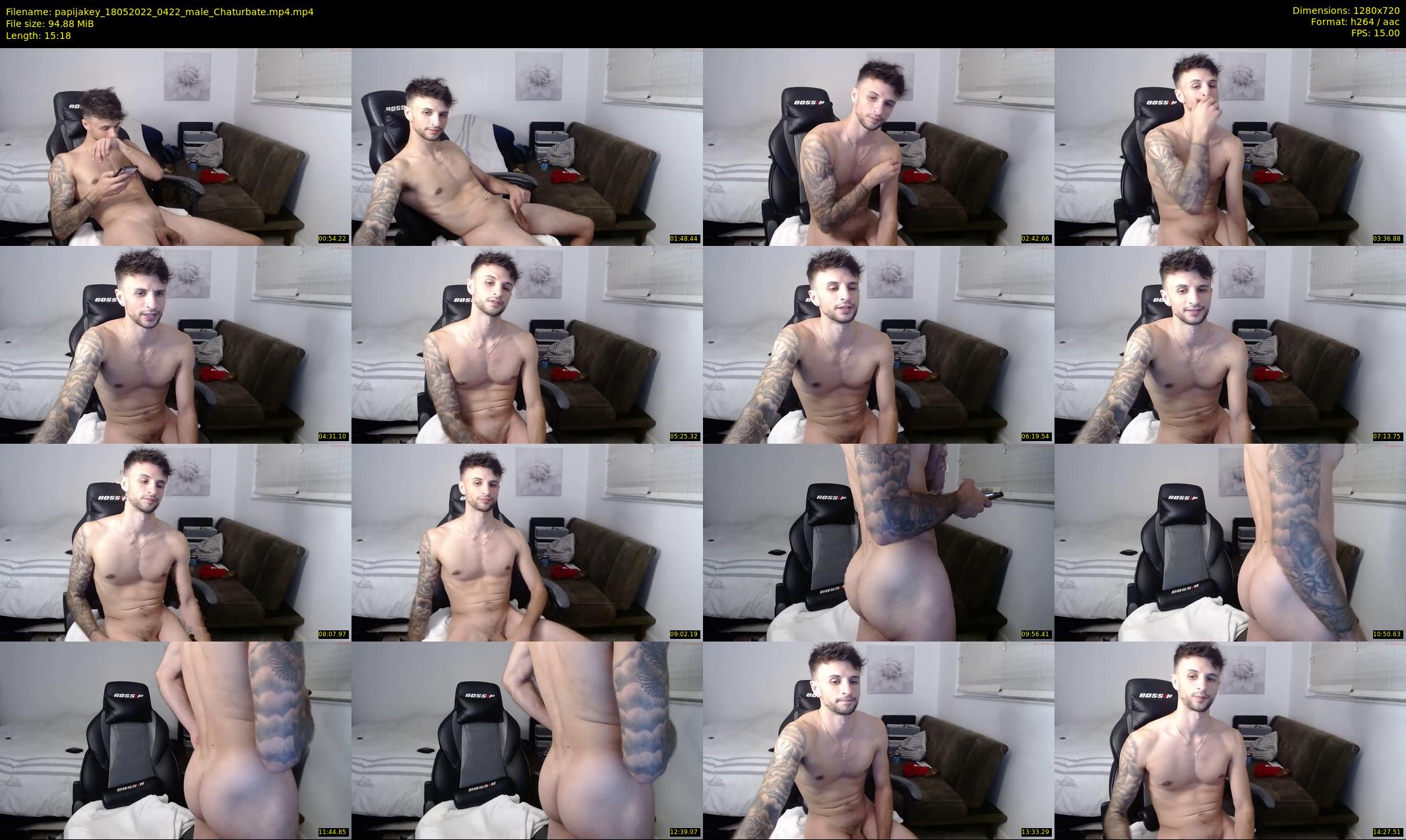 papijakey — 16 minute Chaturbate male cam show recording, 720p, May 18, 2022