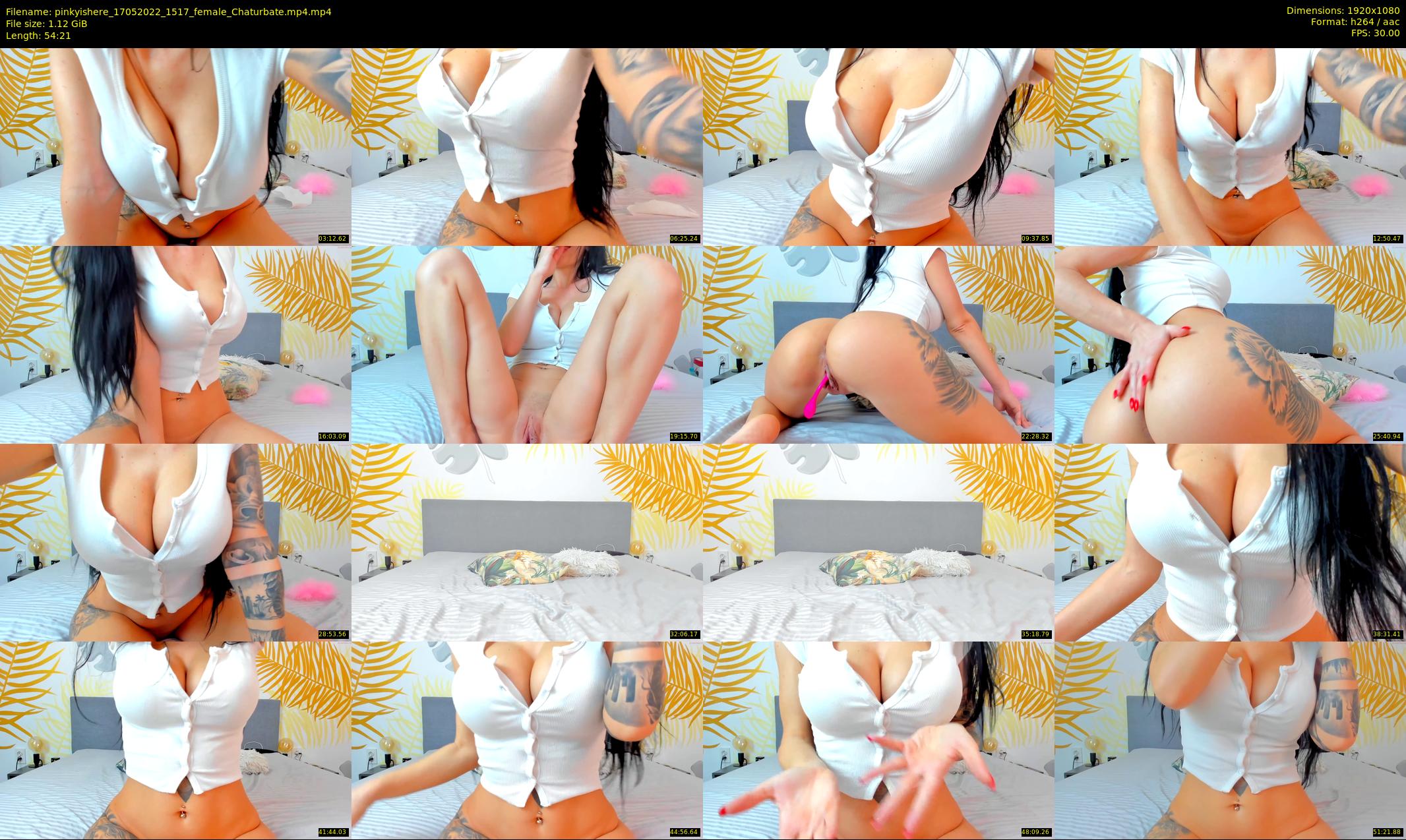 pinkyishere — 55 minute Chaturbate female cam show recording, 1080p, May 17, 2022