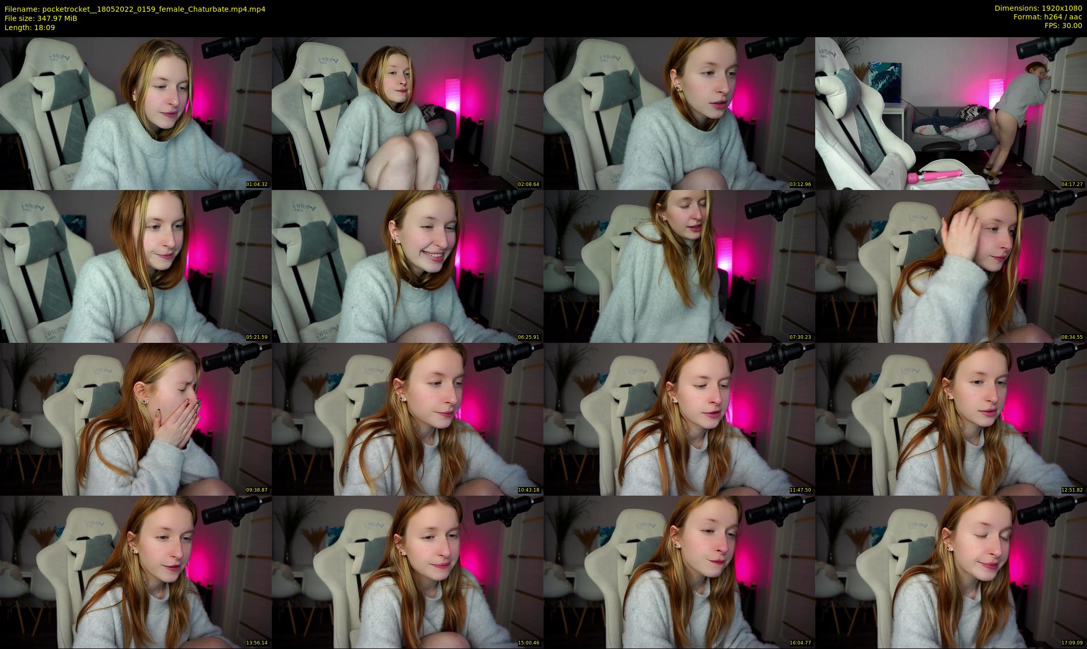 pocketrocket_ — 19 minute Chaturbate female cam show recording, 1080p, May 18, 2022