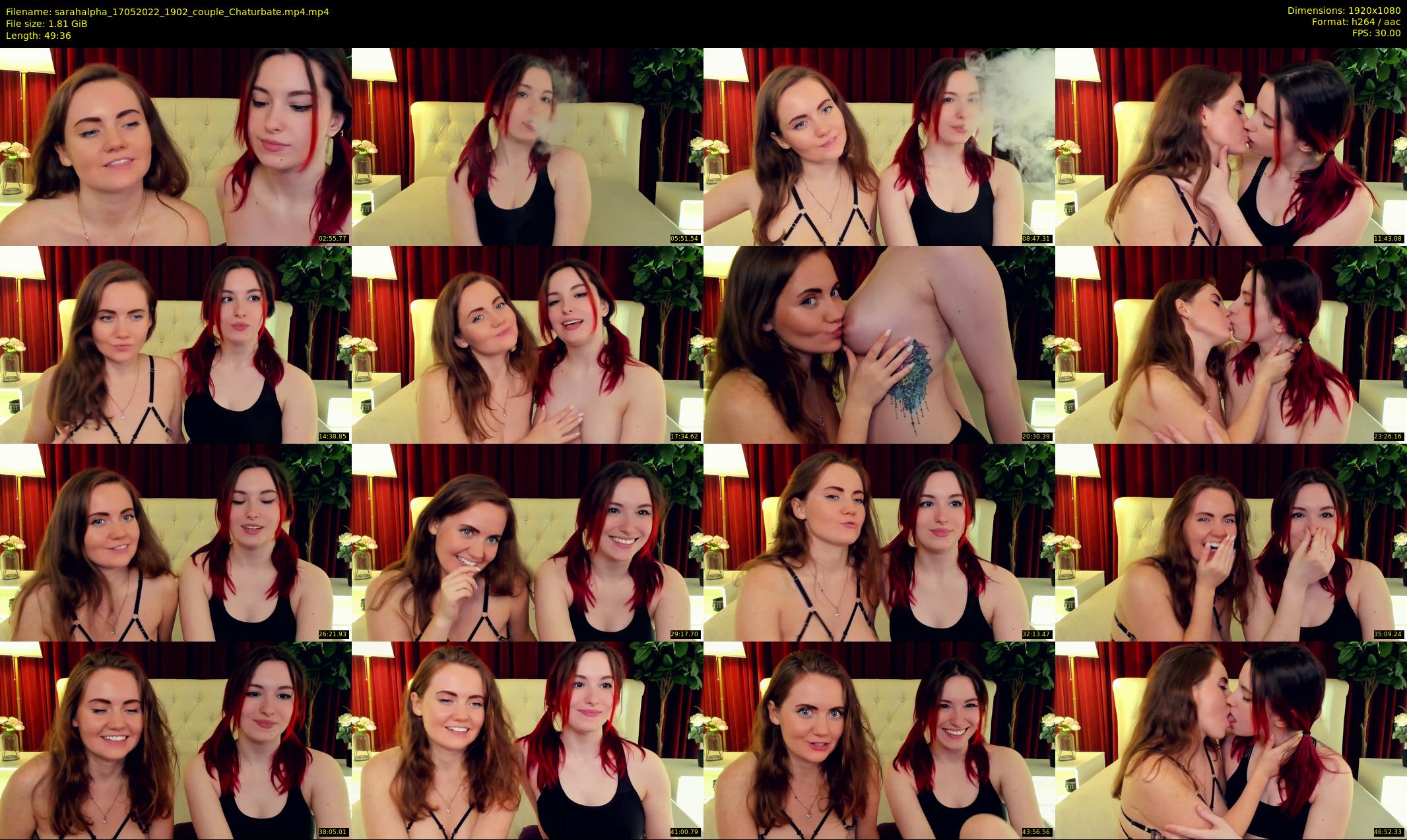 sarahalpha — 50 minute Chaturbate couple cam show recording, 1080p, May 17, 2022