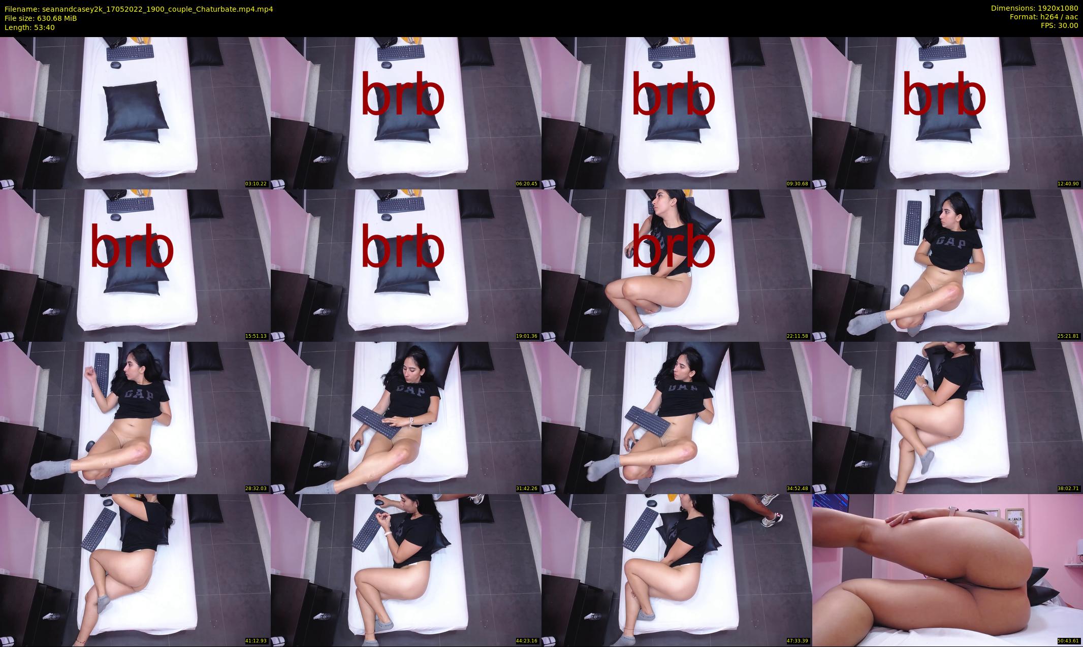 seanandcasey2k — 54 minute Chaturbate couple cam show recording, 1080p, May 17, 2022