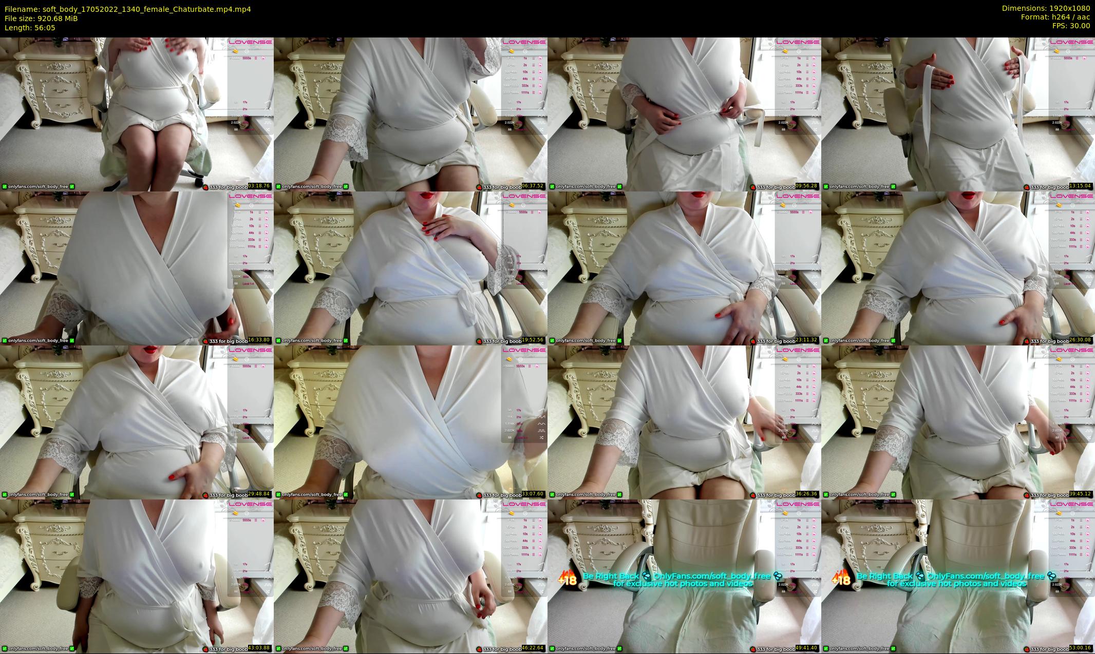 soft_body — 57 minute Chaturbate female cam show recording, 1080p, May 17, 2022