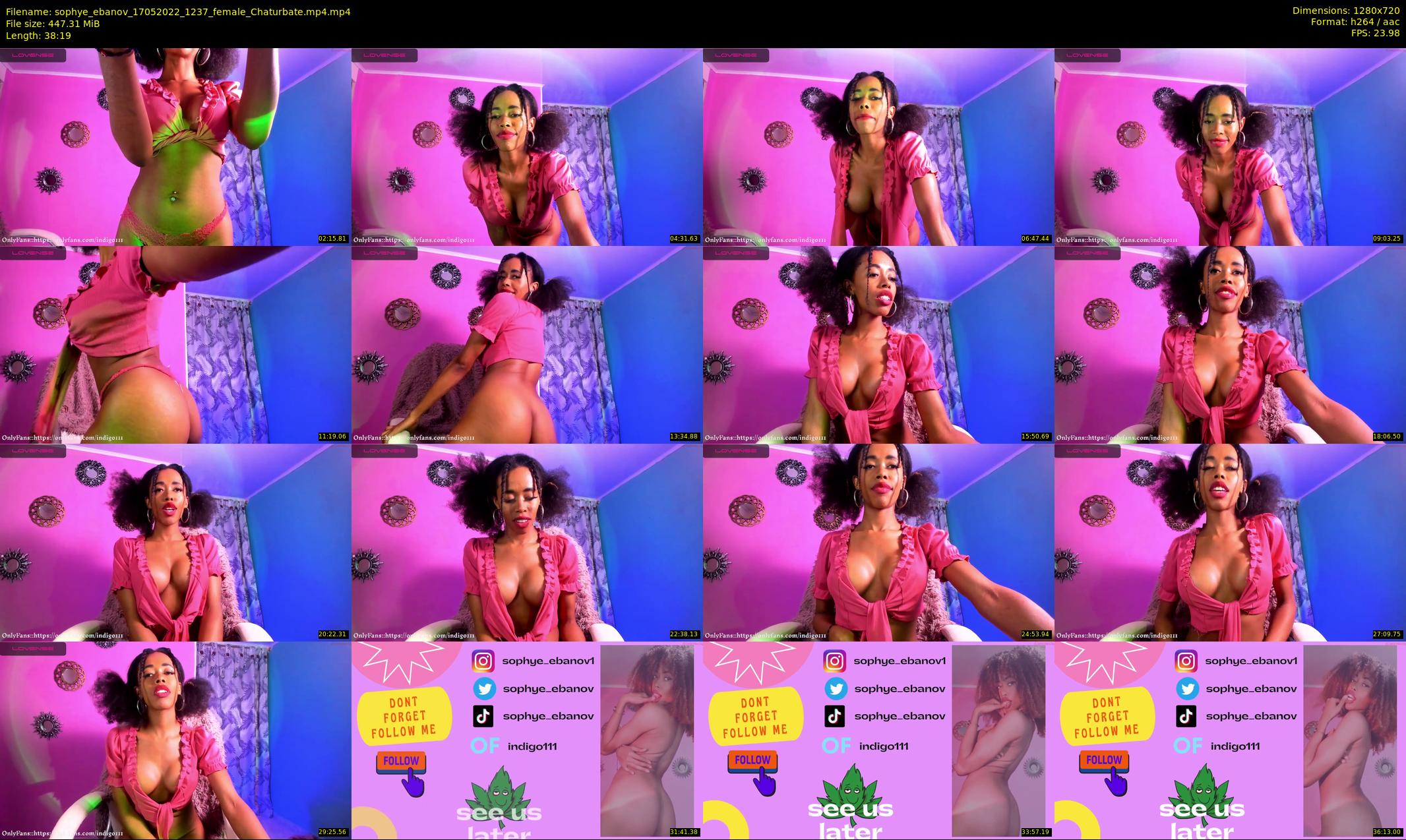 sophye_ebanov — 39 minute Chaturbate female cam show recording, 720p, May 17, 2022