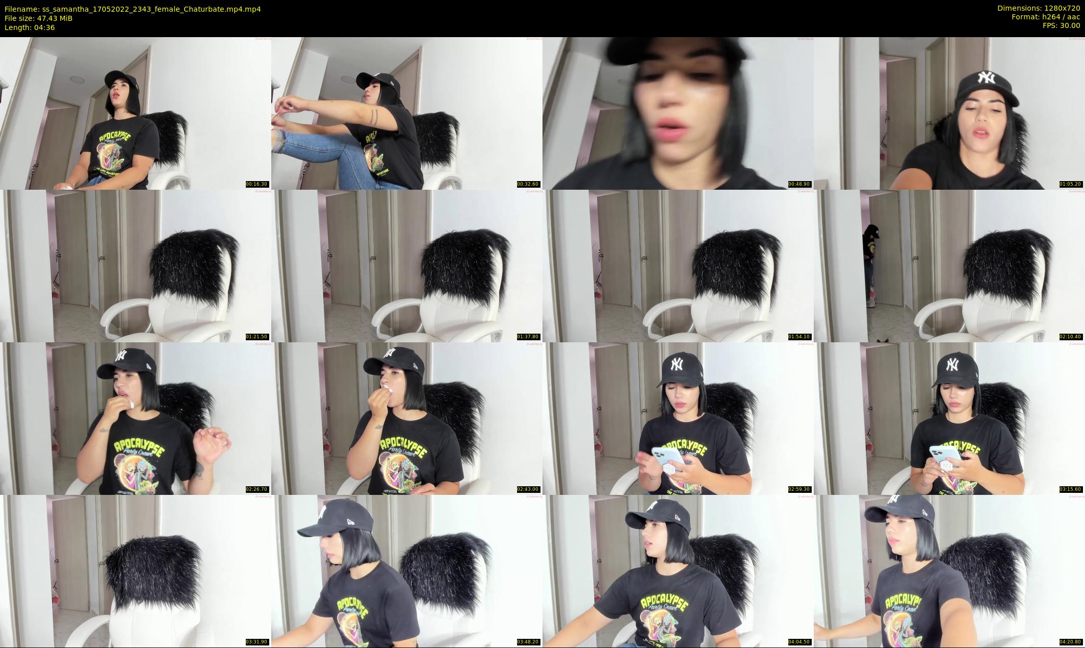ss_samantha — 5 minute Chaturbate female cam show recording, 720p, May 17, 2022