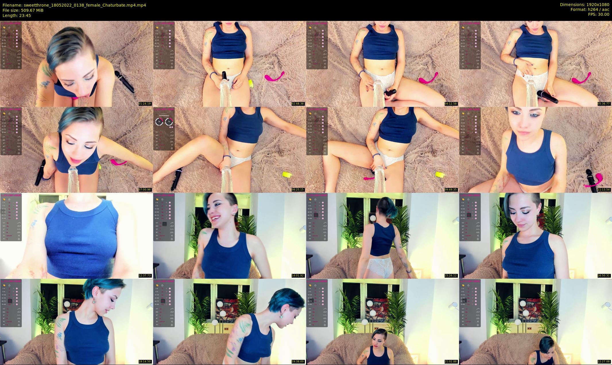 sweetthrone — 24 minute Chaturbate couple cam show recording, 1080p, May 18, 2022