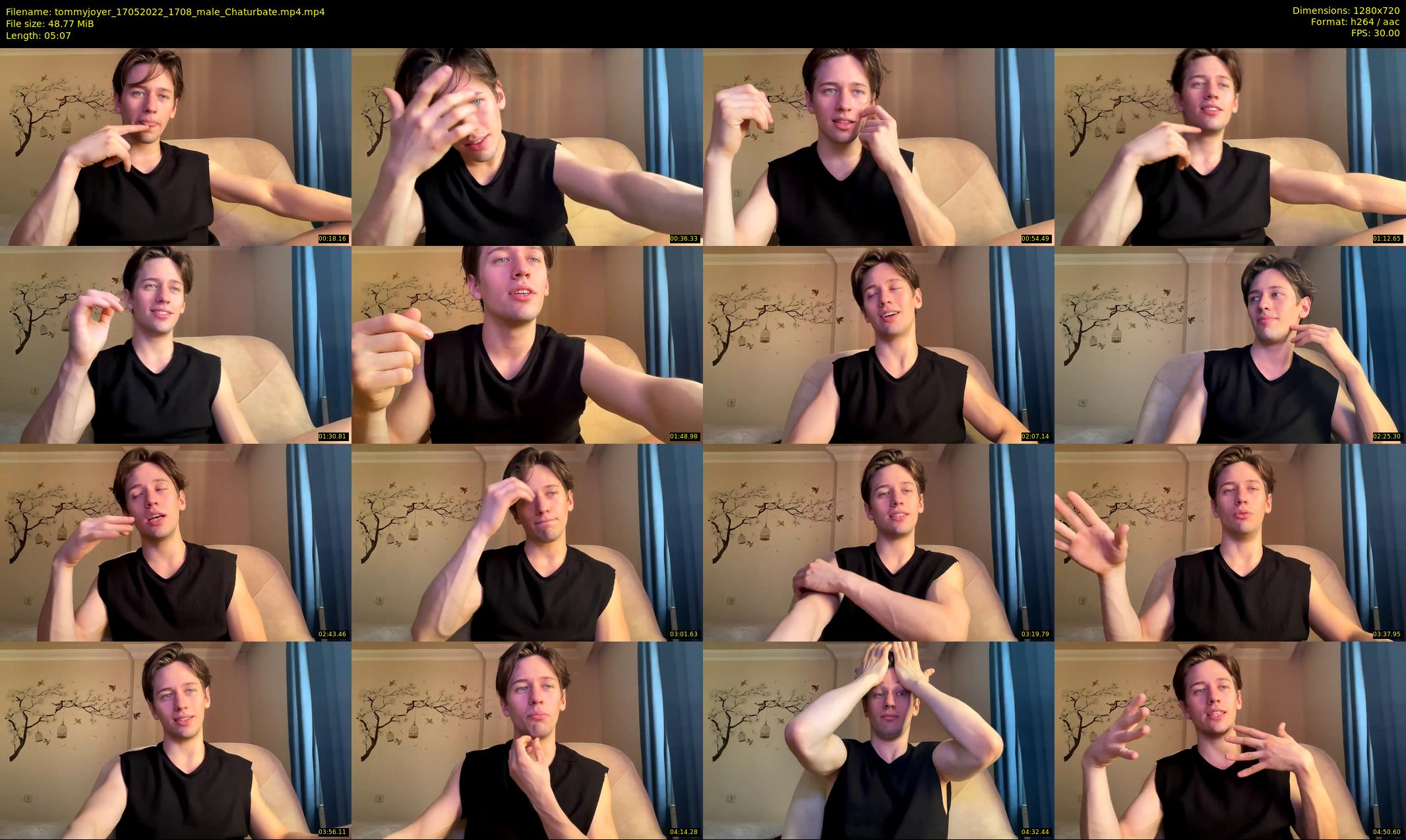 tommyjoyer — 6 minute Chaturbate male cam show recording, 720p, May 17, 2022
