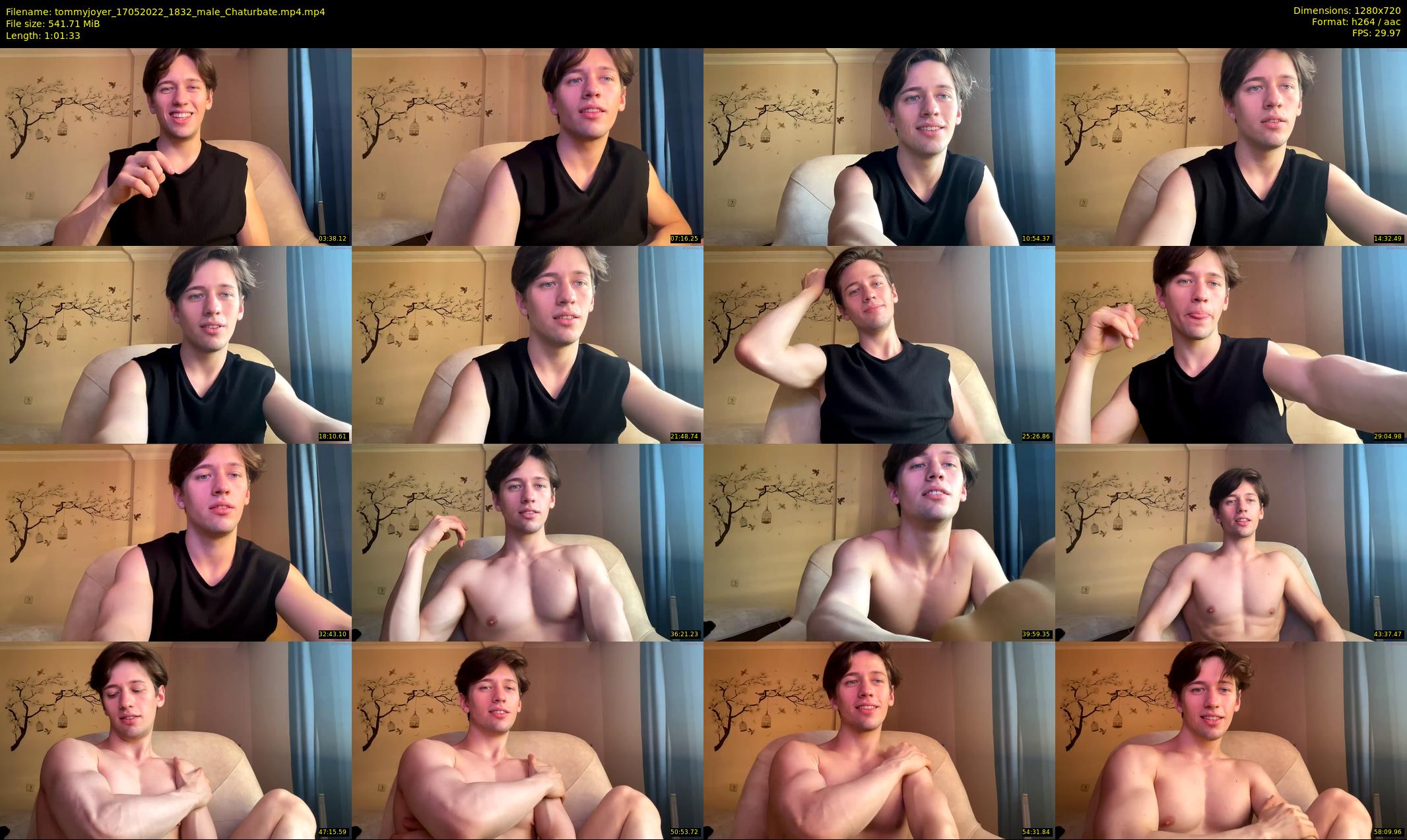 tommyjoyer — 62 minute Chaturbate male cam show recording, 720p, May 17, 2022