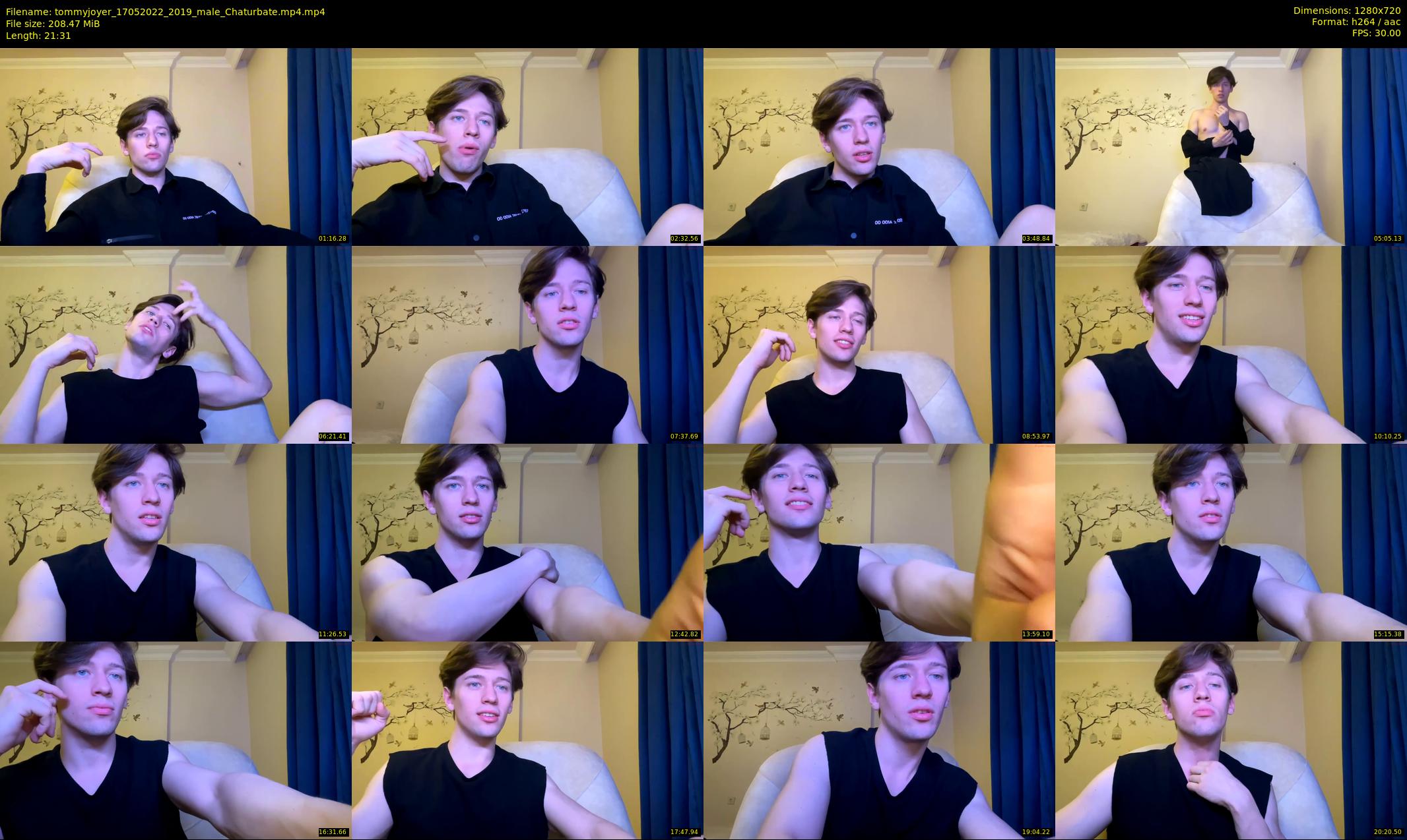tommyjoyer — 22 minute Chaturbate male cam show recording, 720p, May 17, 2022
