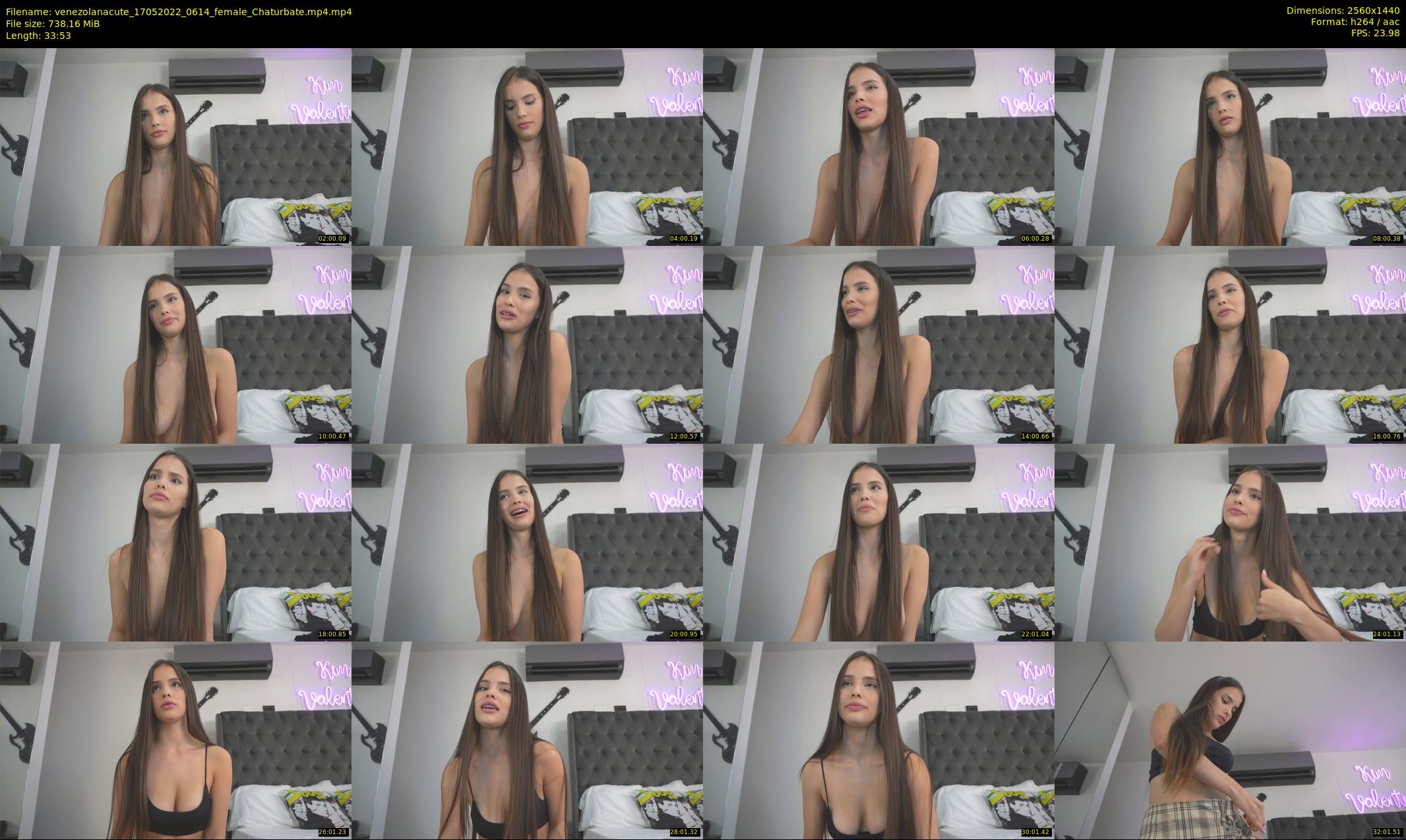 venezolanacute — 34 minute Chaturbate female cam show recording, 1080p, May 17, 2022