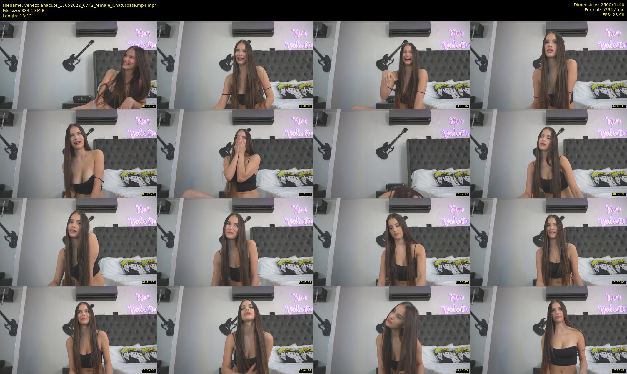 venezolanacute — 19 minute Chaturbate female cam show recording, 1080p, May 17, 2022