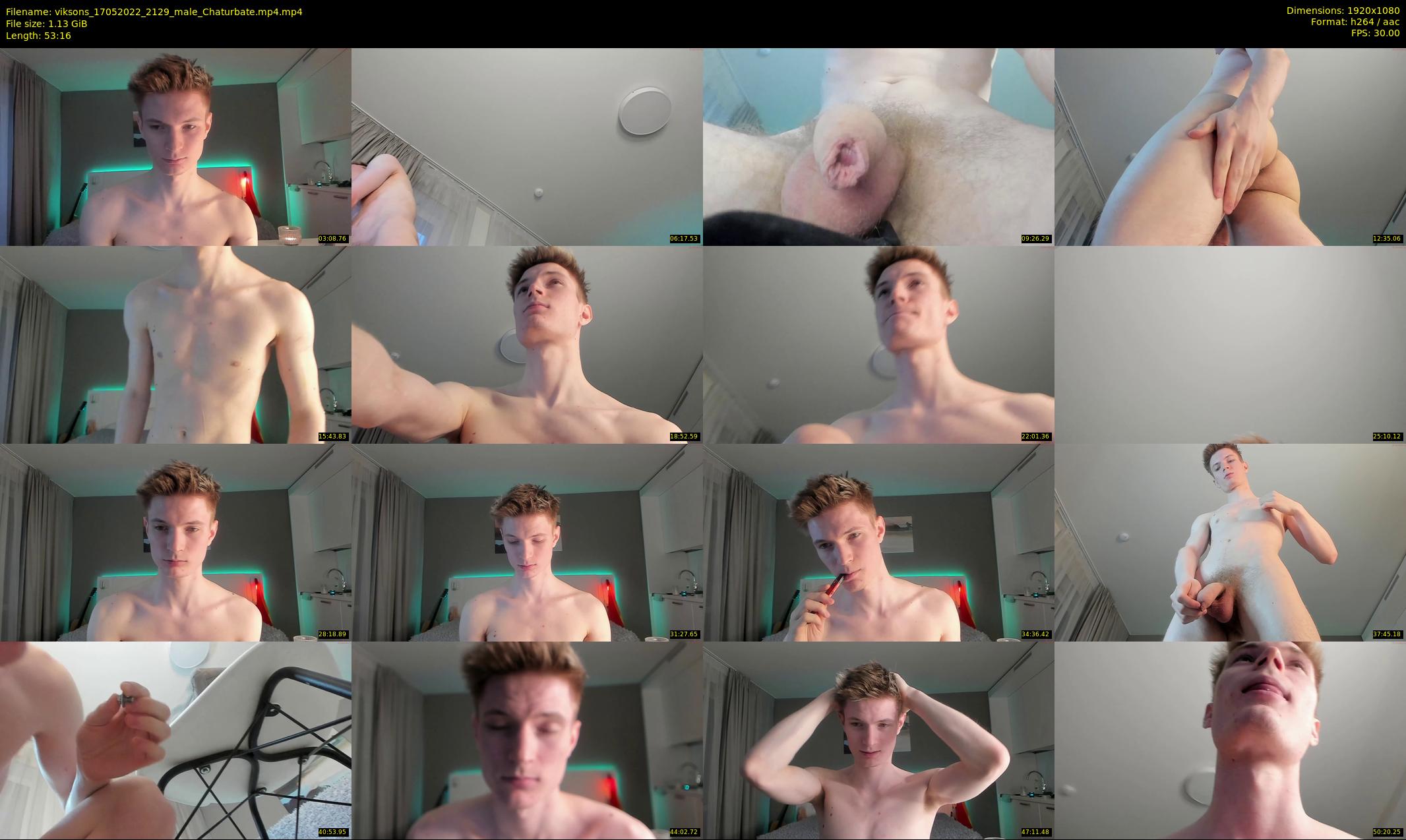 viksons — 54 minute Chaturbate male cam show recording, 1080p, May 17, 2022