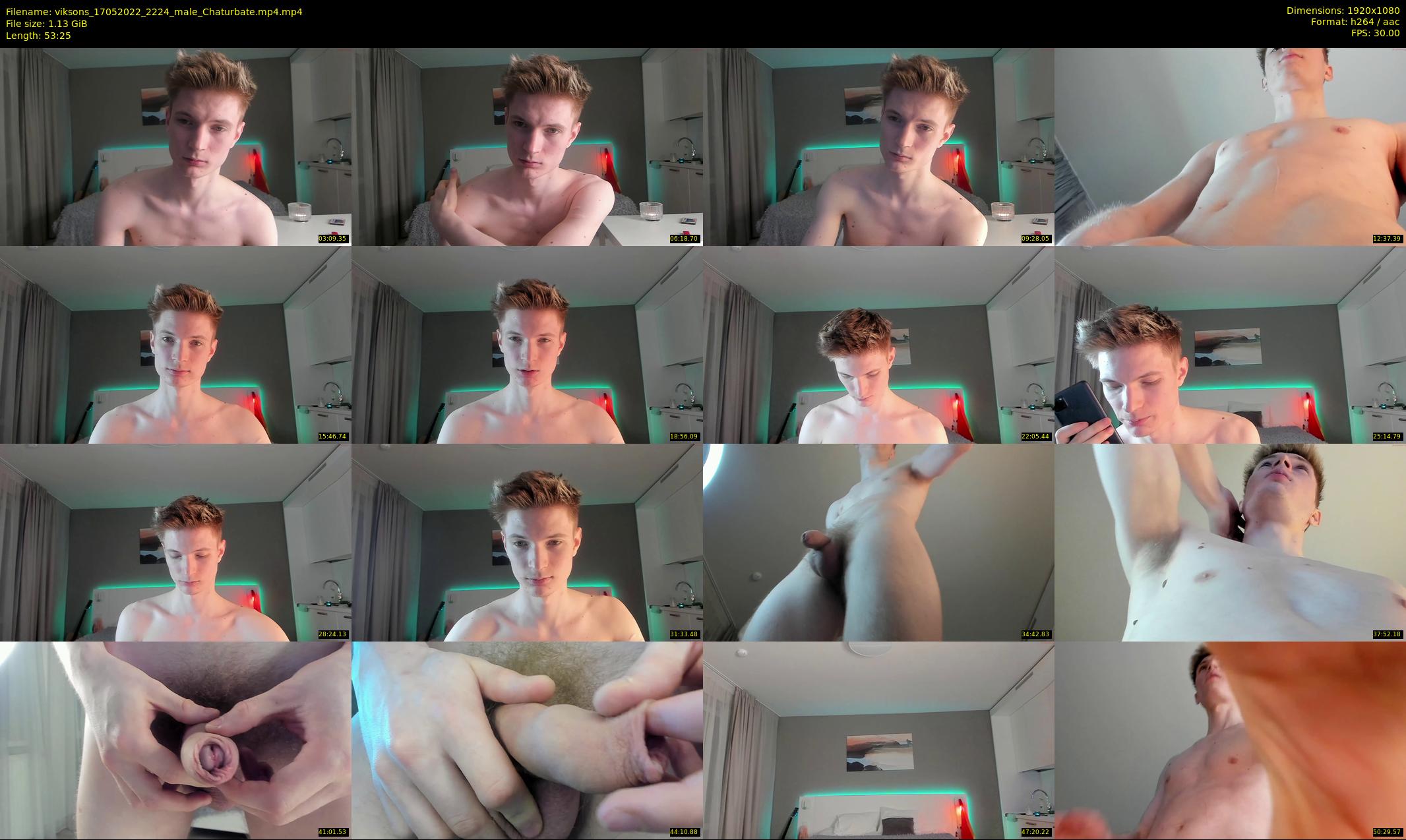 viksons — 54 minute Chaturbate male cam show recording, 1080p, May 17, 2022
