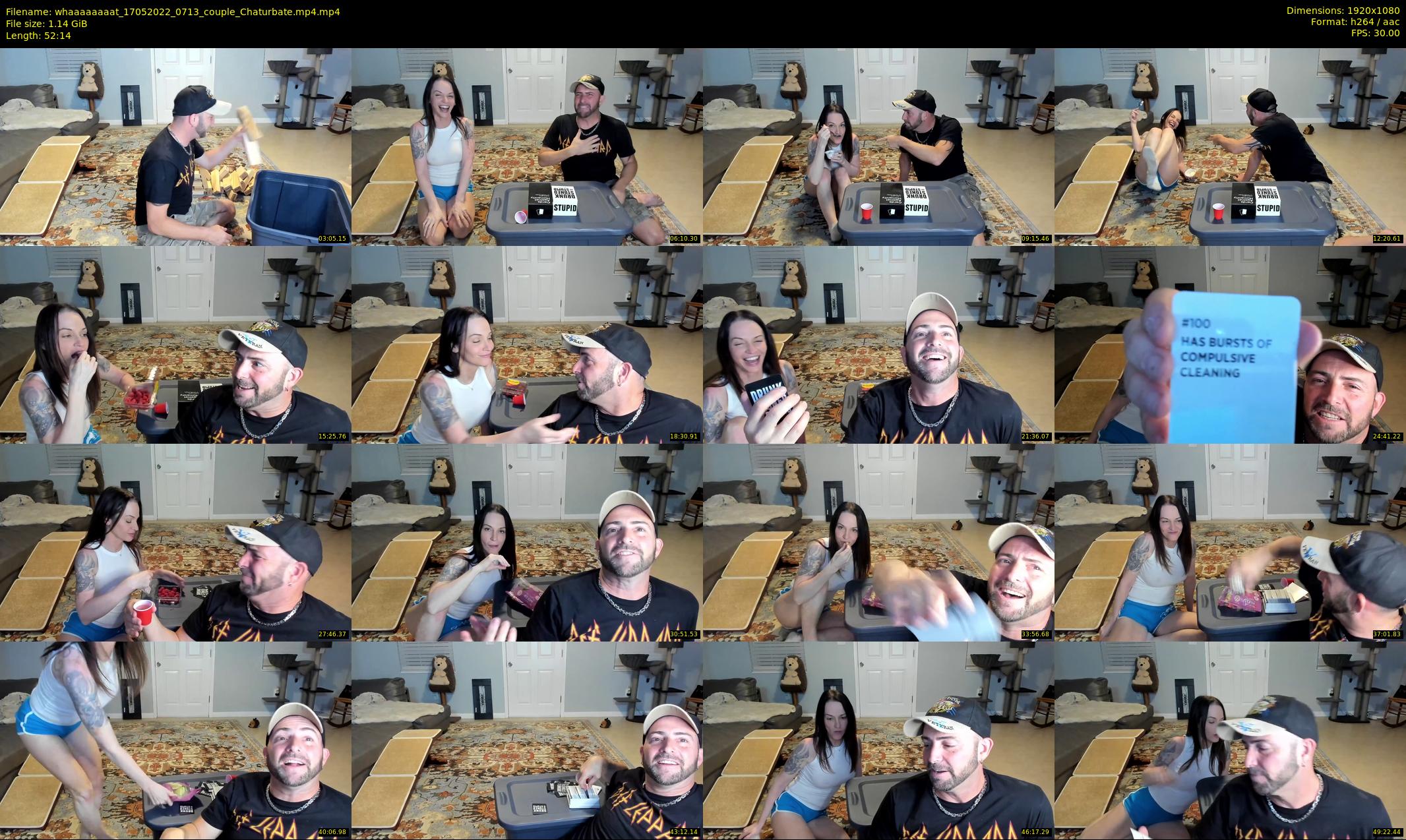whaaaaaaaat — 53 minute Chaturbate couple cam show recording, 1080p, May 17, 2022