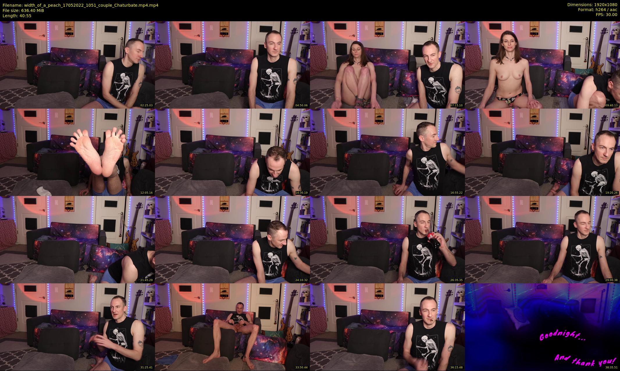 width_of_a_peach — 41 minute Chaturbate couple cam show recording, 1080p, May 17, 2022