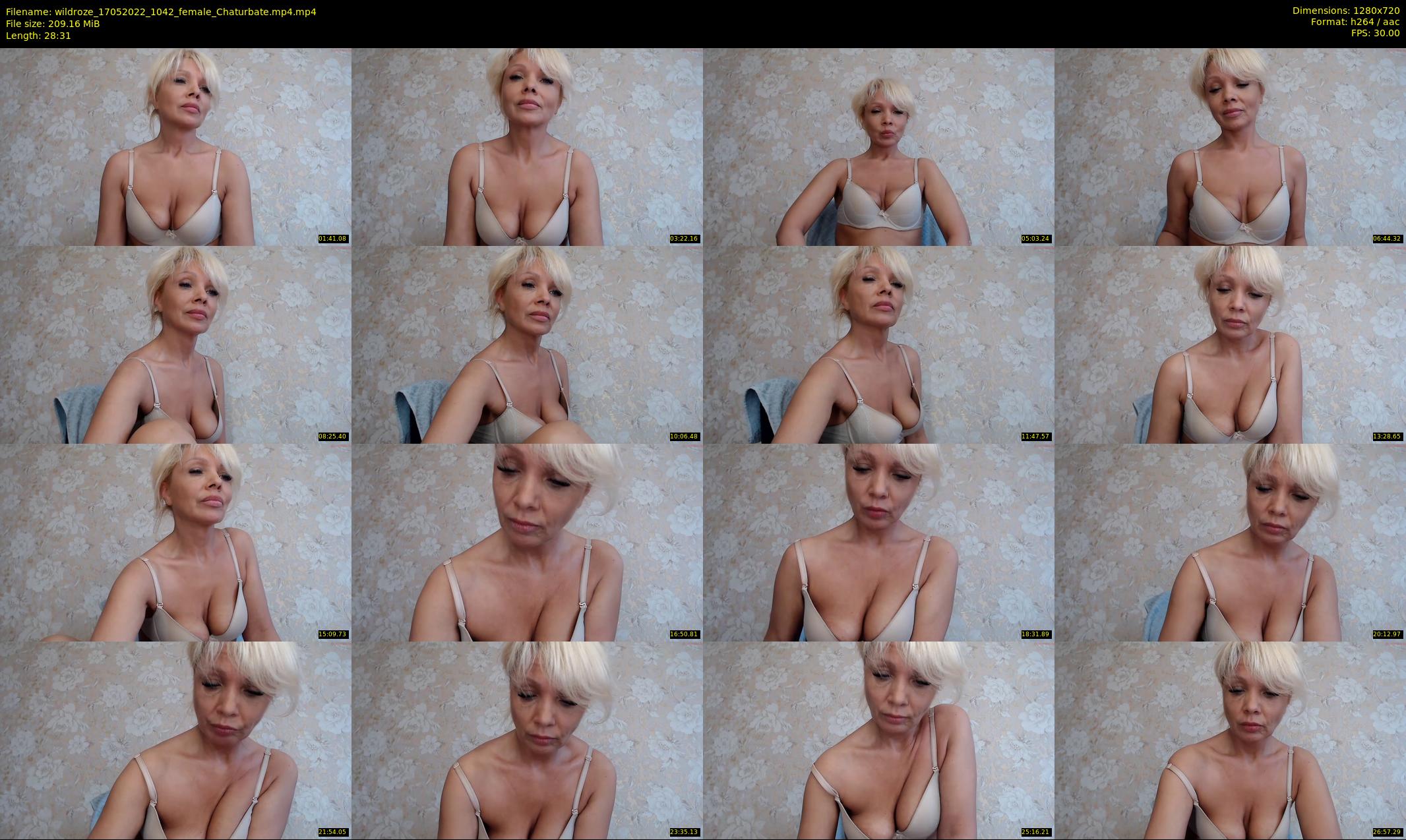wildroze — 29 minute Chaturbate female cam show recording, 720p, May 17, 2022