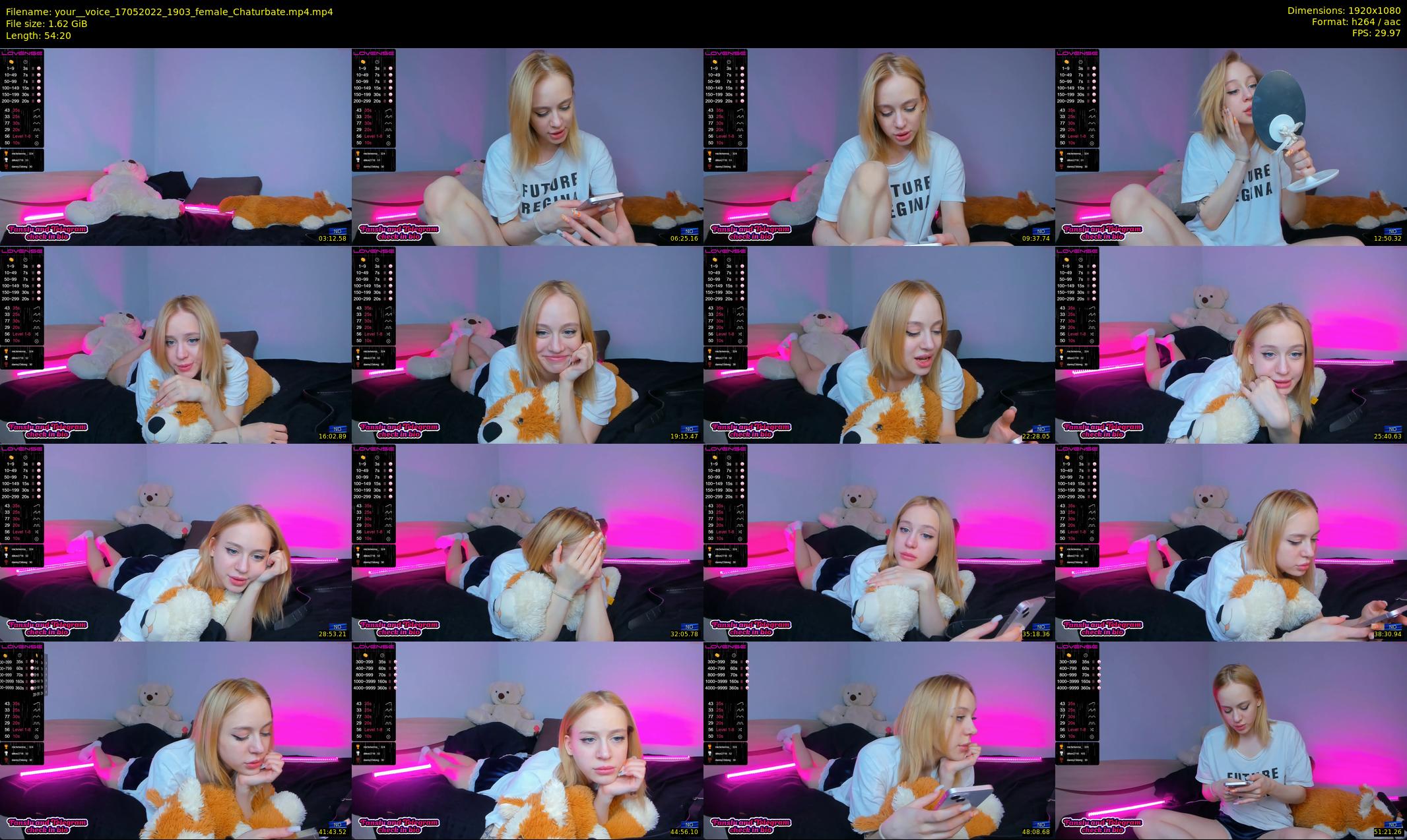 your__voice — 55 minute Chaturbate female cam show recording, 1080p, May 17, 2022